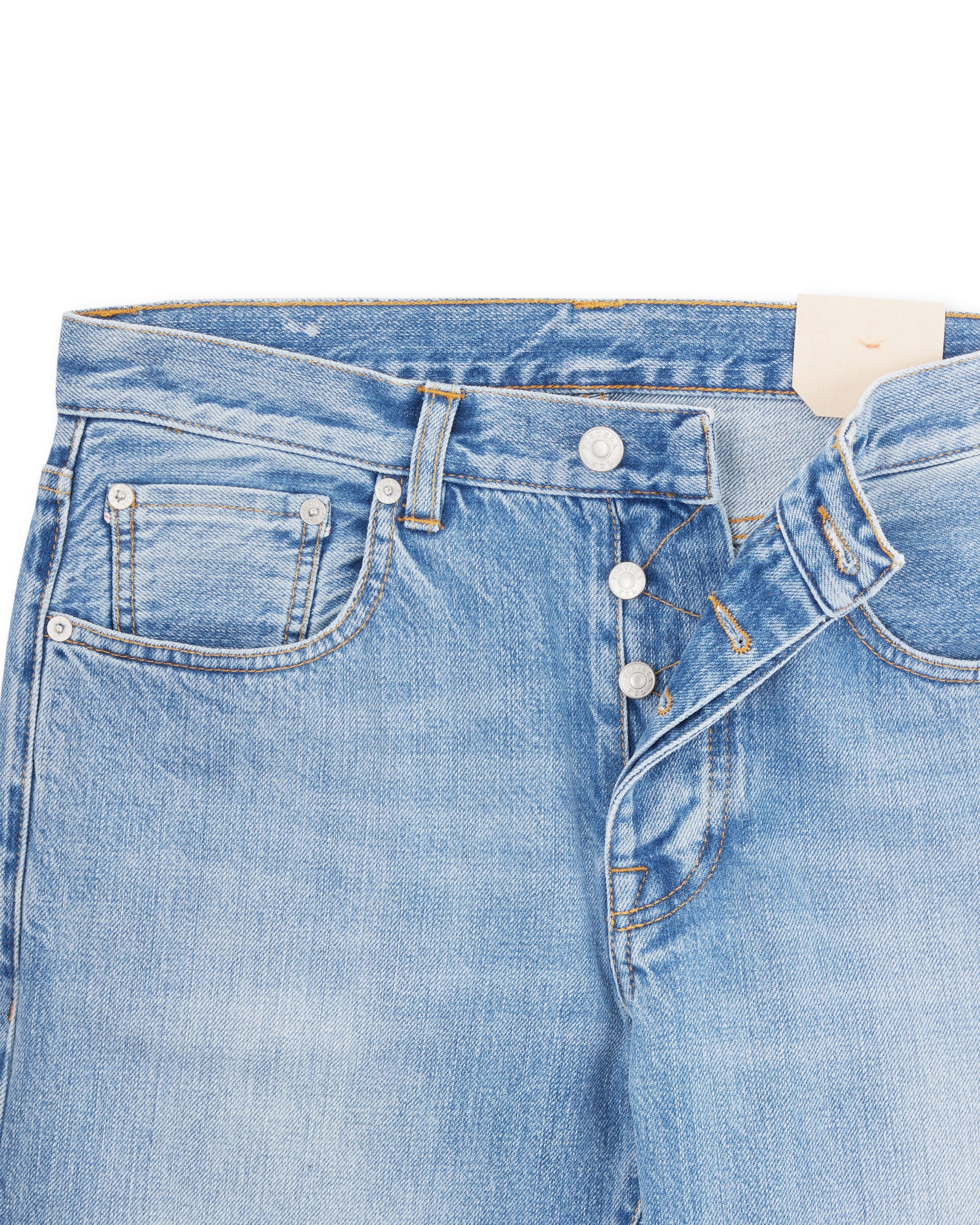 965 John Japan Denim Cimosato 5 Tasche Regular Fit Bleach Wash