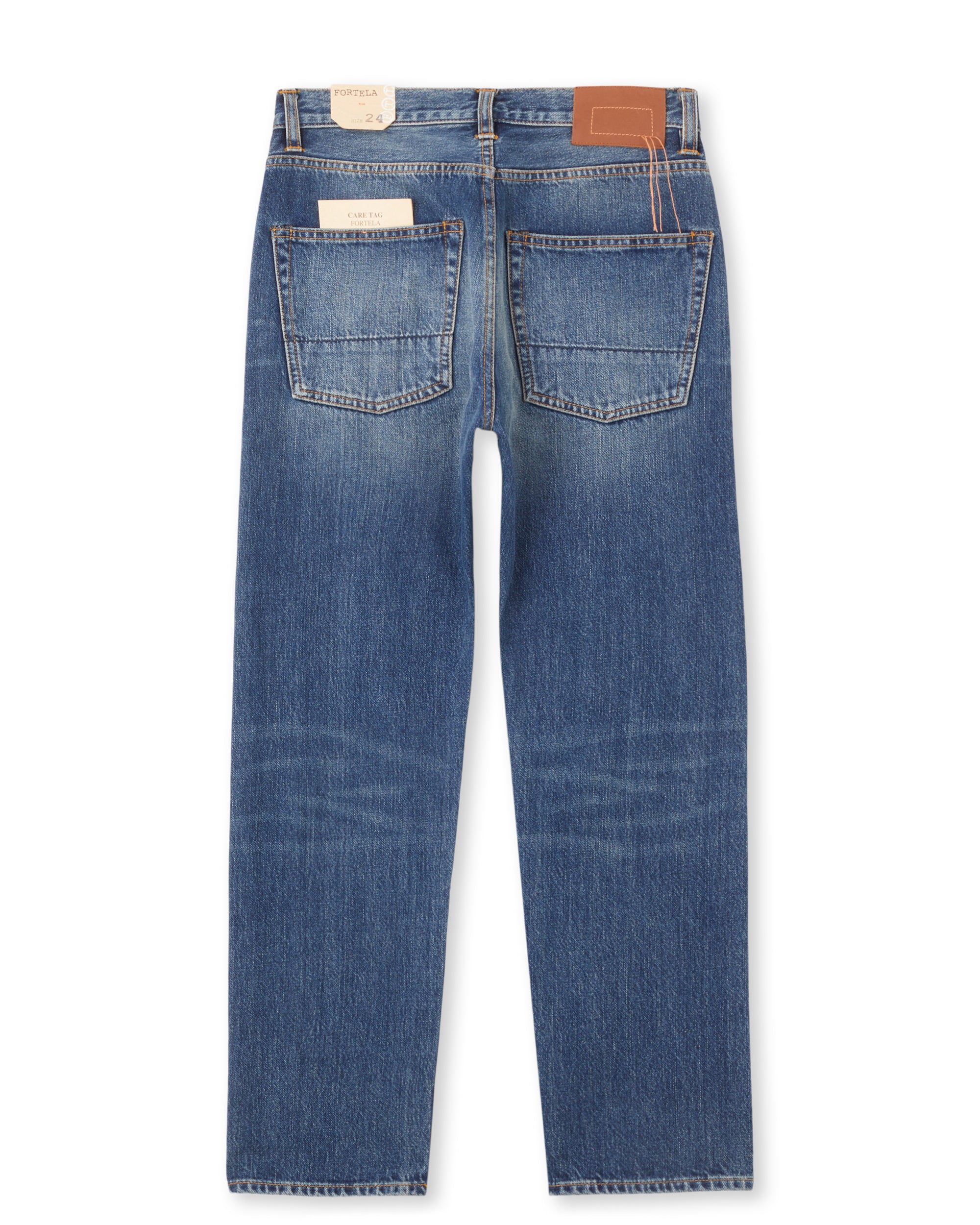 965 John Japan Denim Cimosato 5 Tasche Regular Fit Bleach Wash