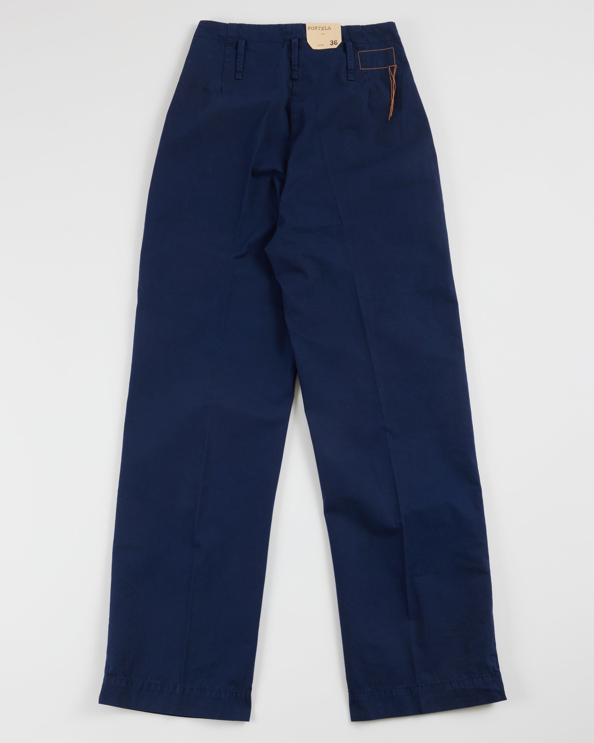 Fiona Pantaloni Con Pences In Cotone