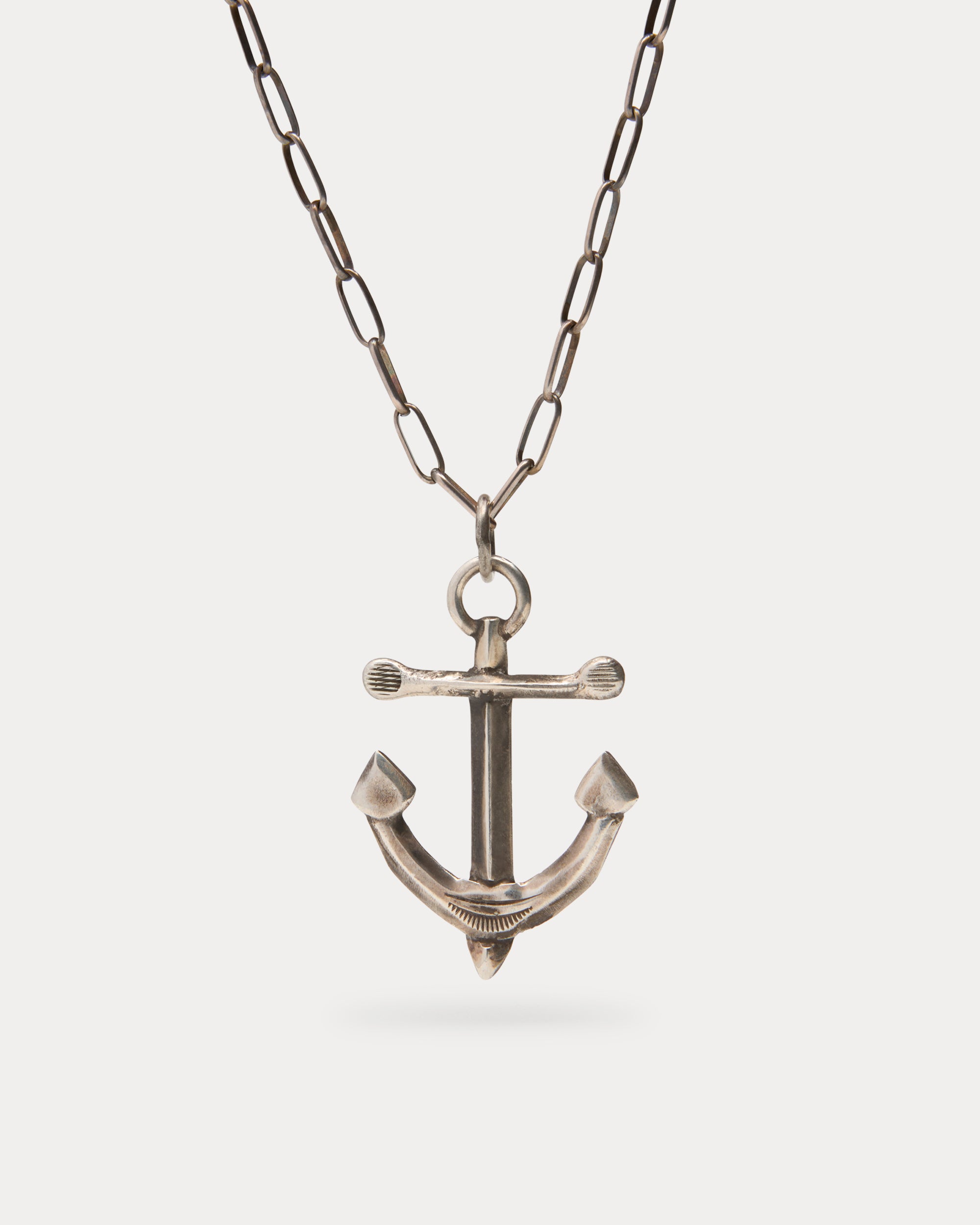 Collana in Argento con Ciondolo Ancora