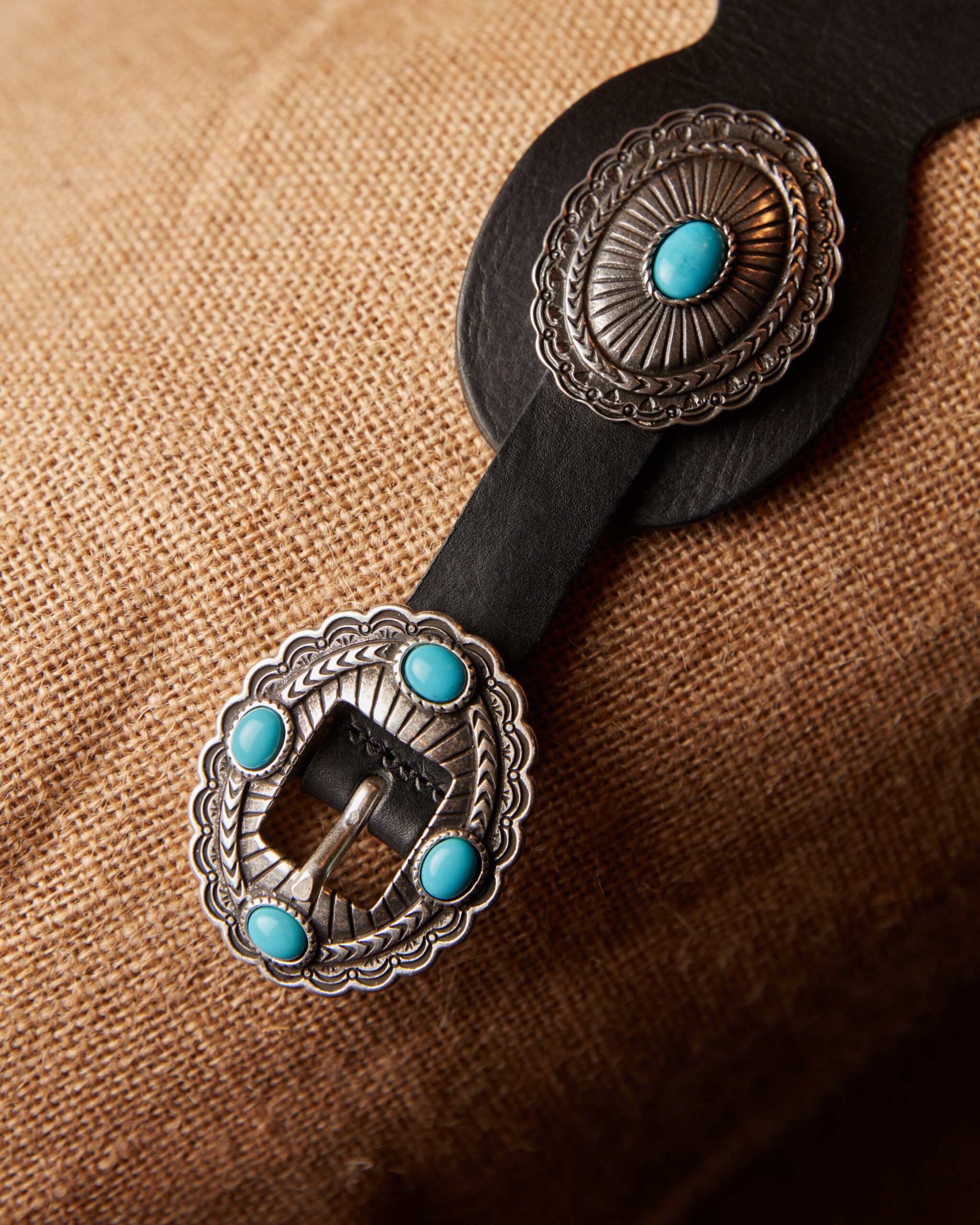 Tatum Cintura in Pelle con Conchos