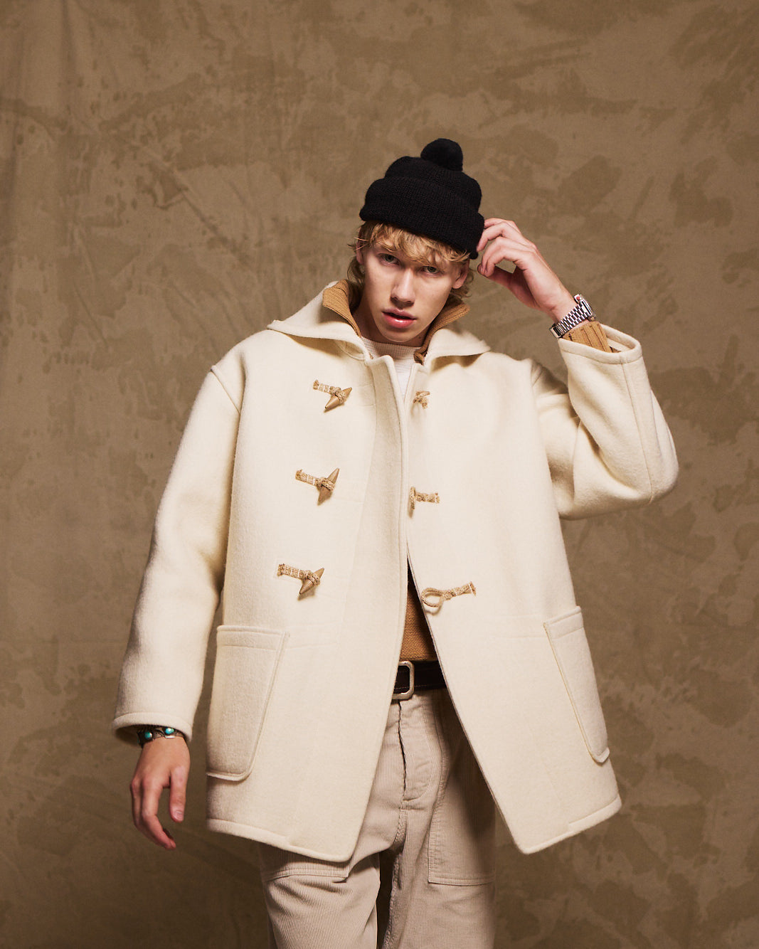 Duffle Giacca In Lana Vergine