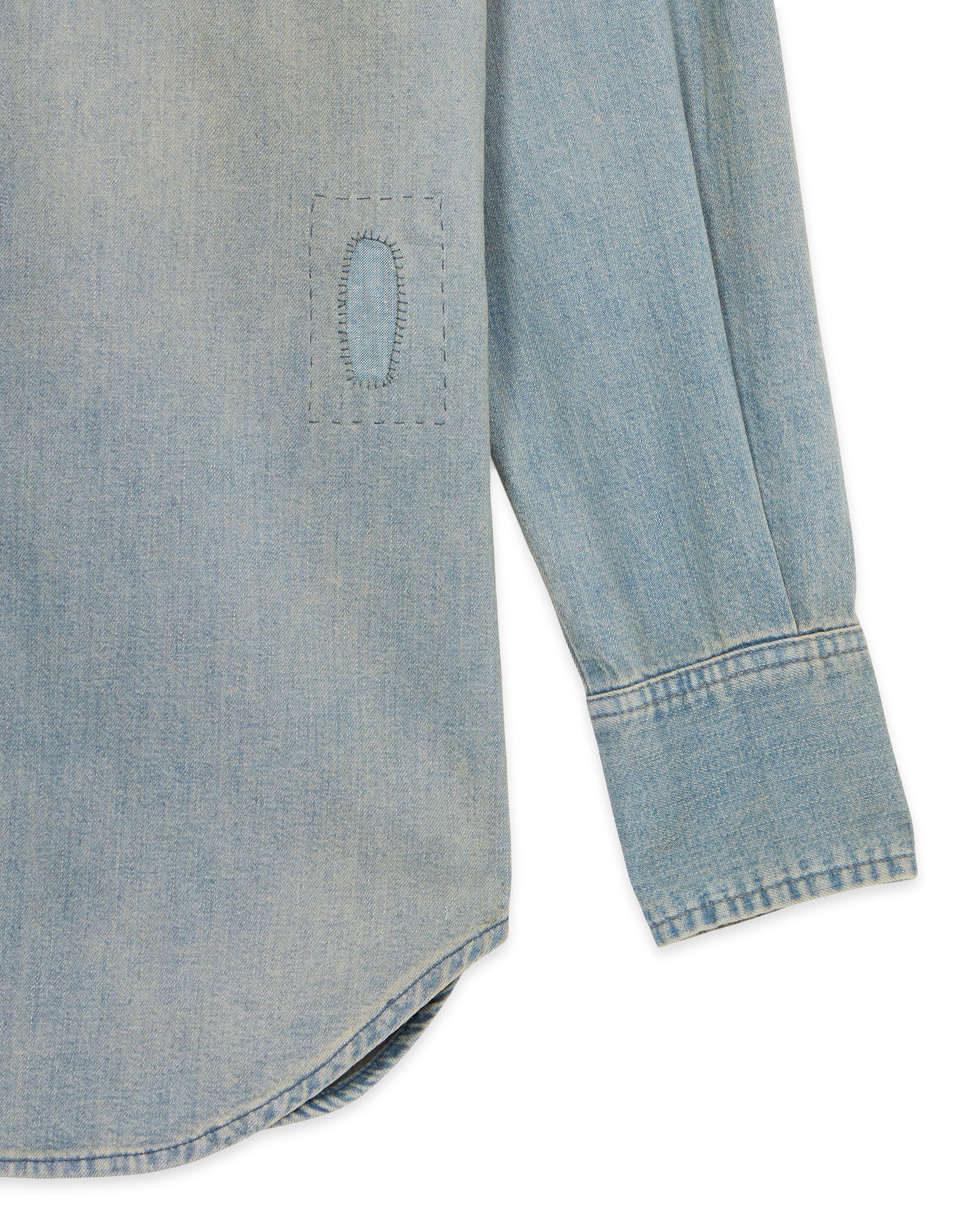 Jennyvint Camicia In Denim Custom Wash