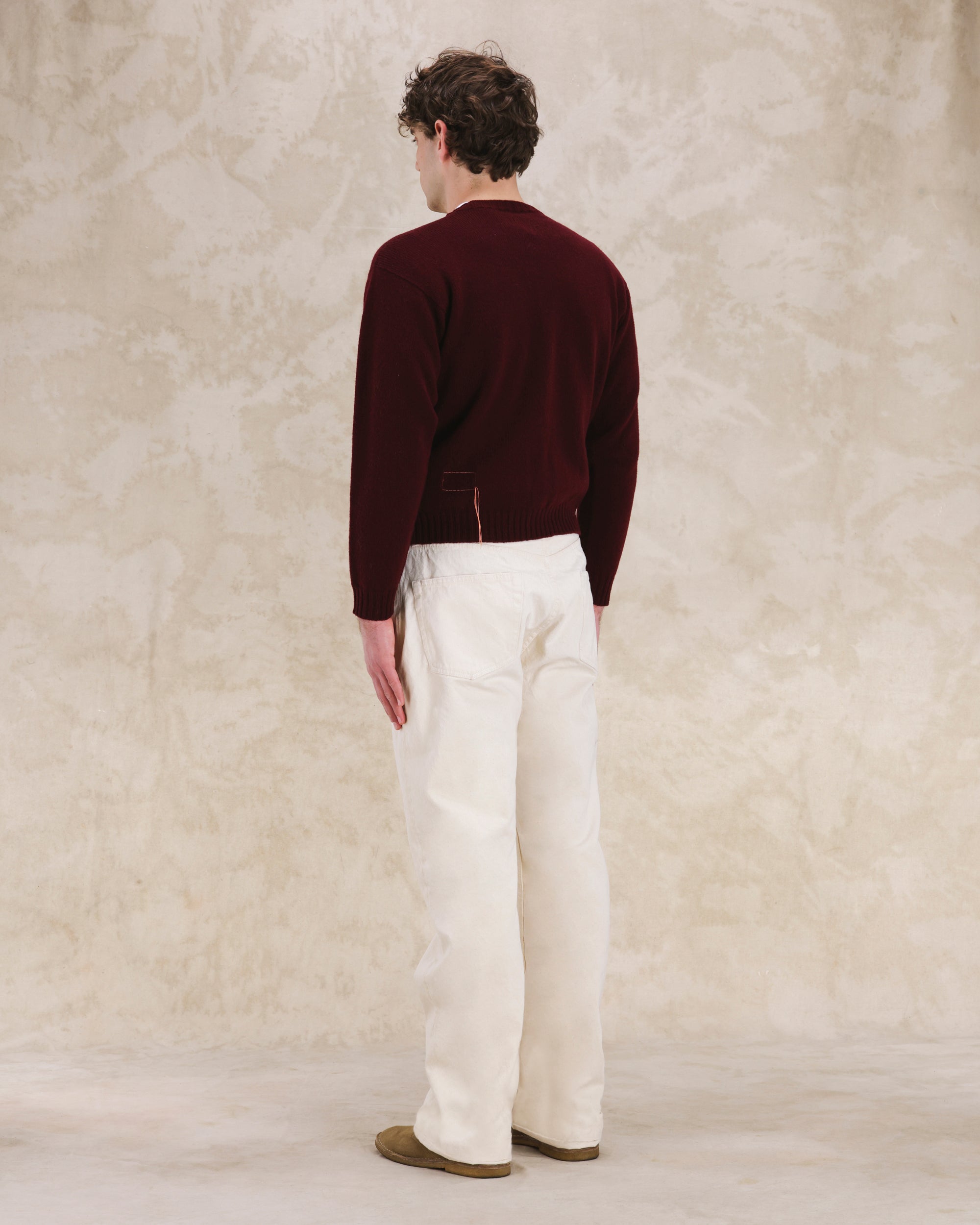 933 Barney L 29 Japan Denim Cimosato 5 Tasche Loose Fit Ecrù