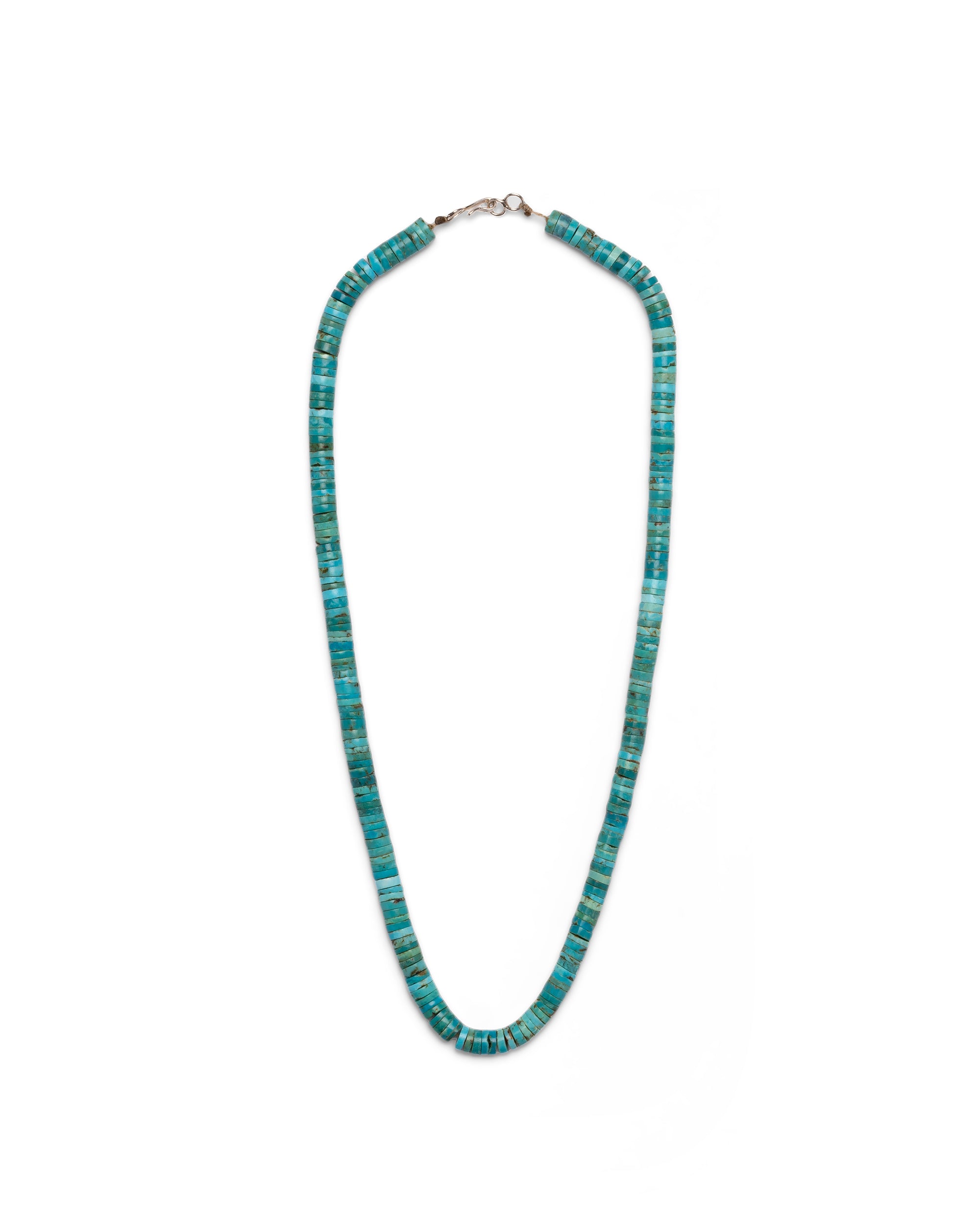 Short Natural Turquoise Bead Necklace