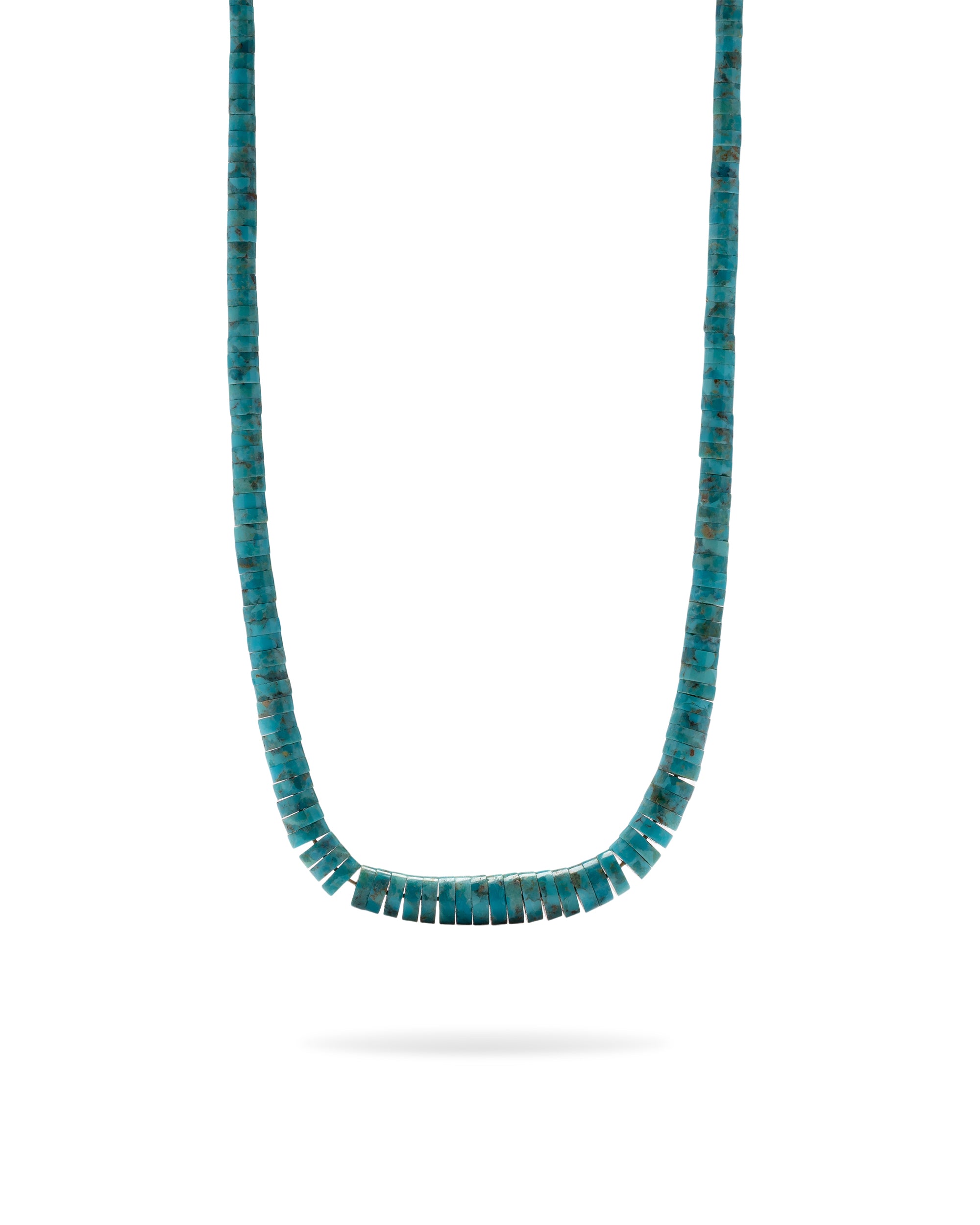 Medium Natural Turquoise Bead Necklace