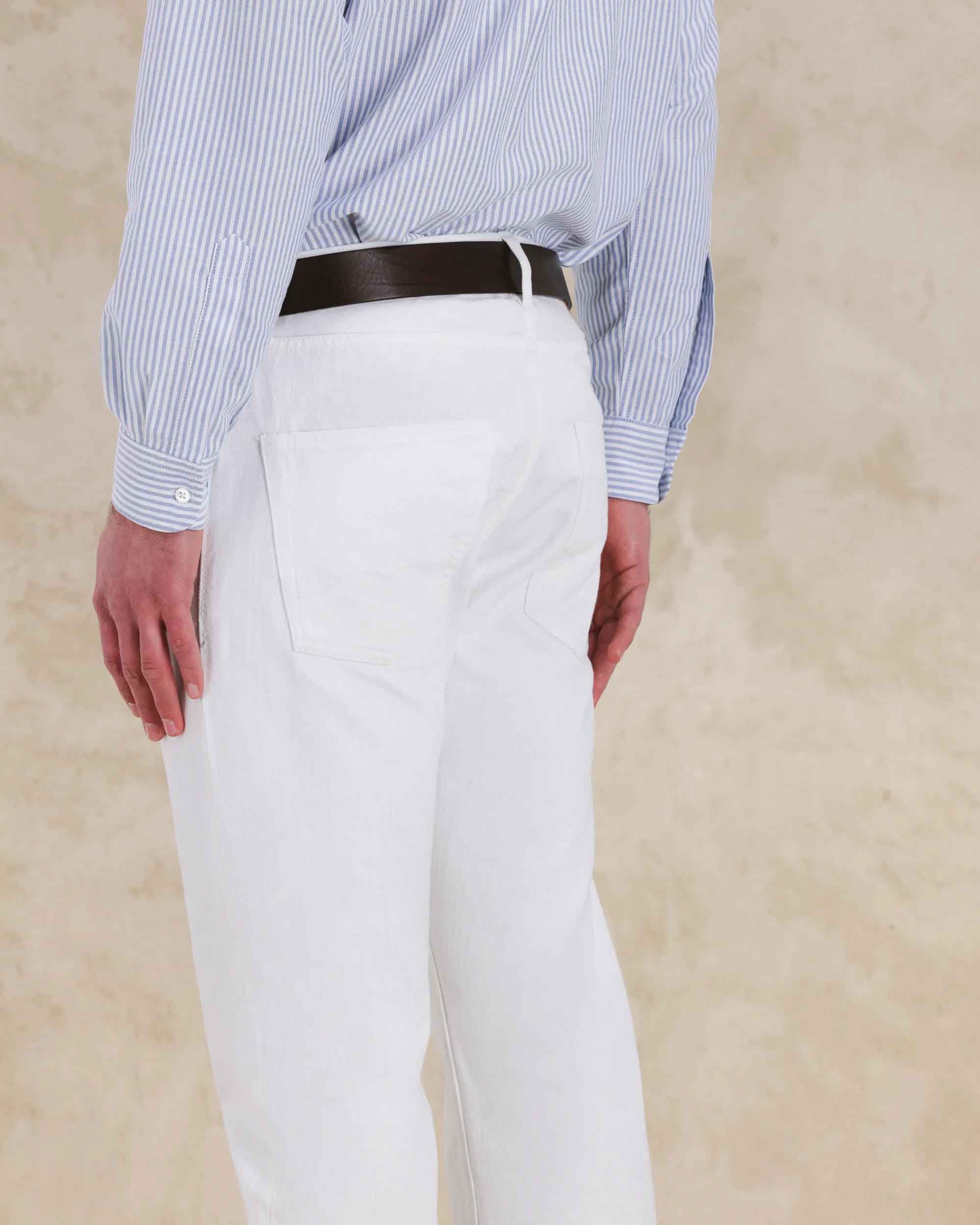 356 Jaky Japan Selvedge Denim 5 Pocket Regular Fit White