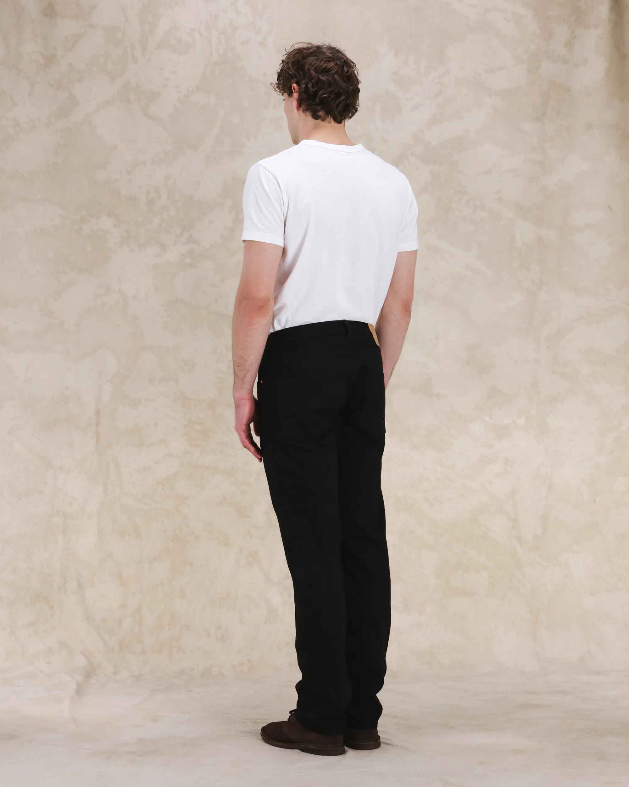 356 Jaky Japan Selvedge Denim 5 Pocket Regular Fit Black - L33''