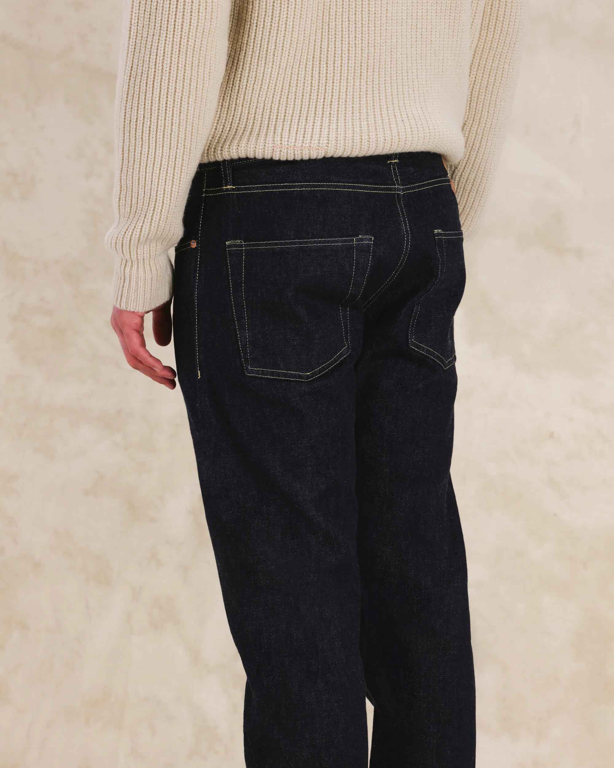356 Jaky Japan Denim Cimosato 5 Tasche Regular Fit Indigo Rinse - L33''