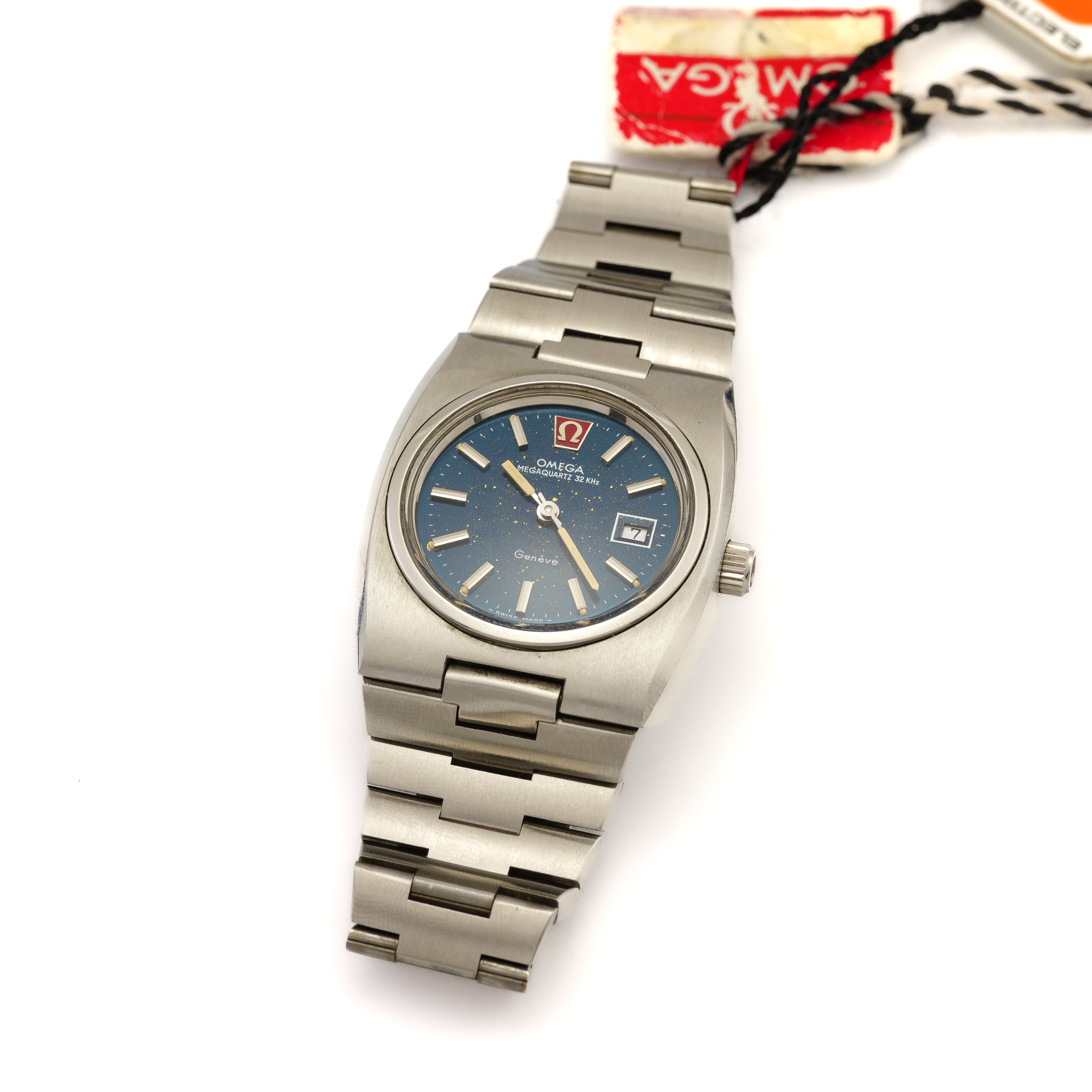 Omega Mega 463 Quadrante Blu