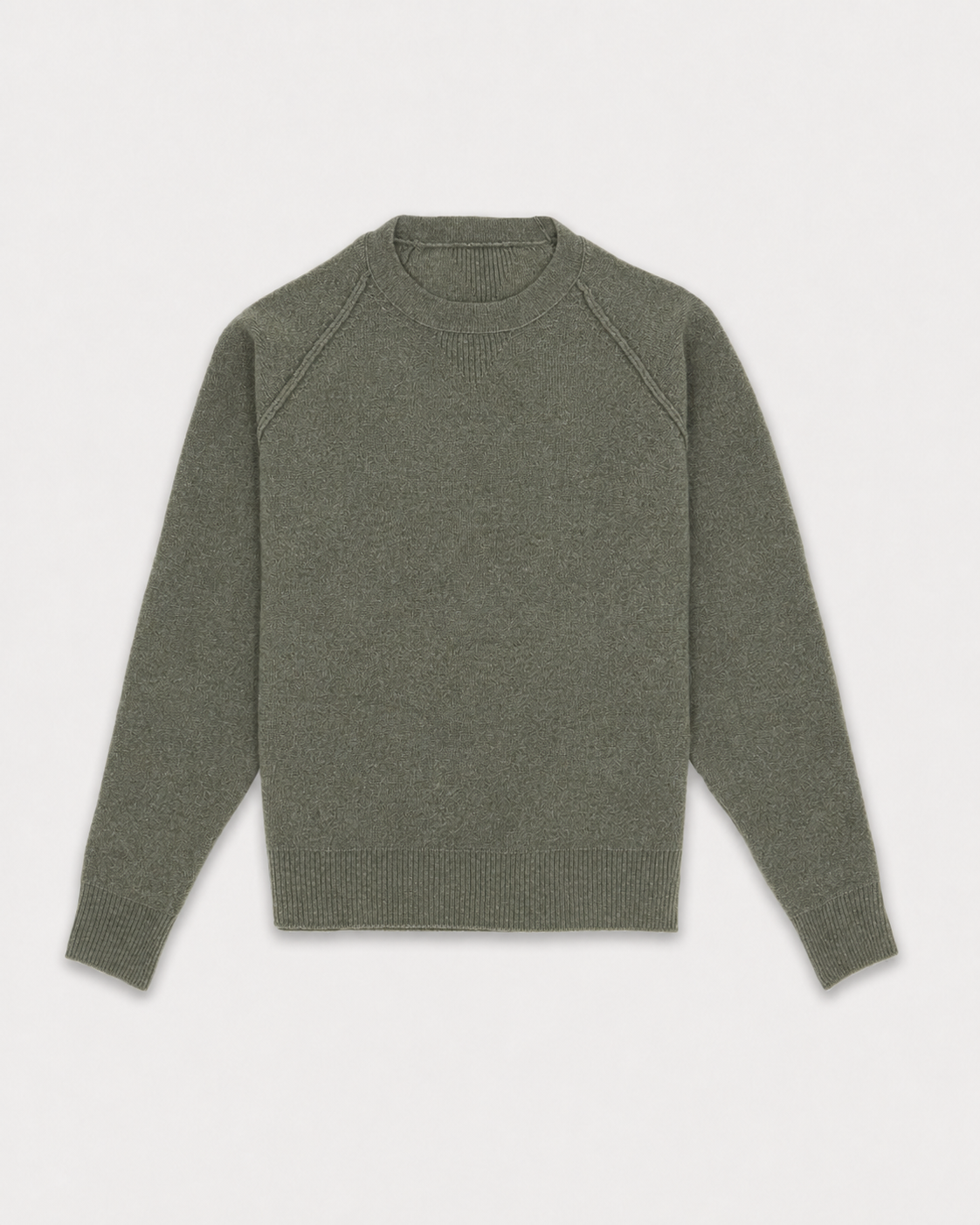Harvard Maglia Girocollo In Lana con Maniche Raglan