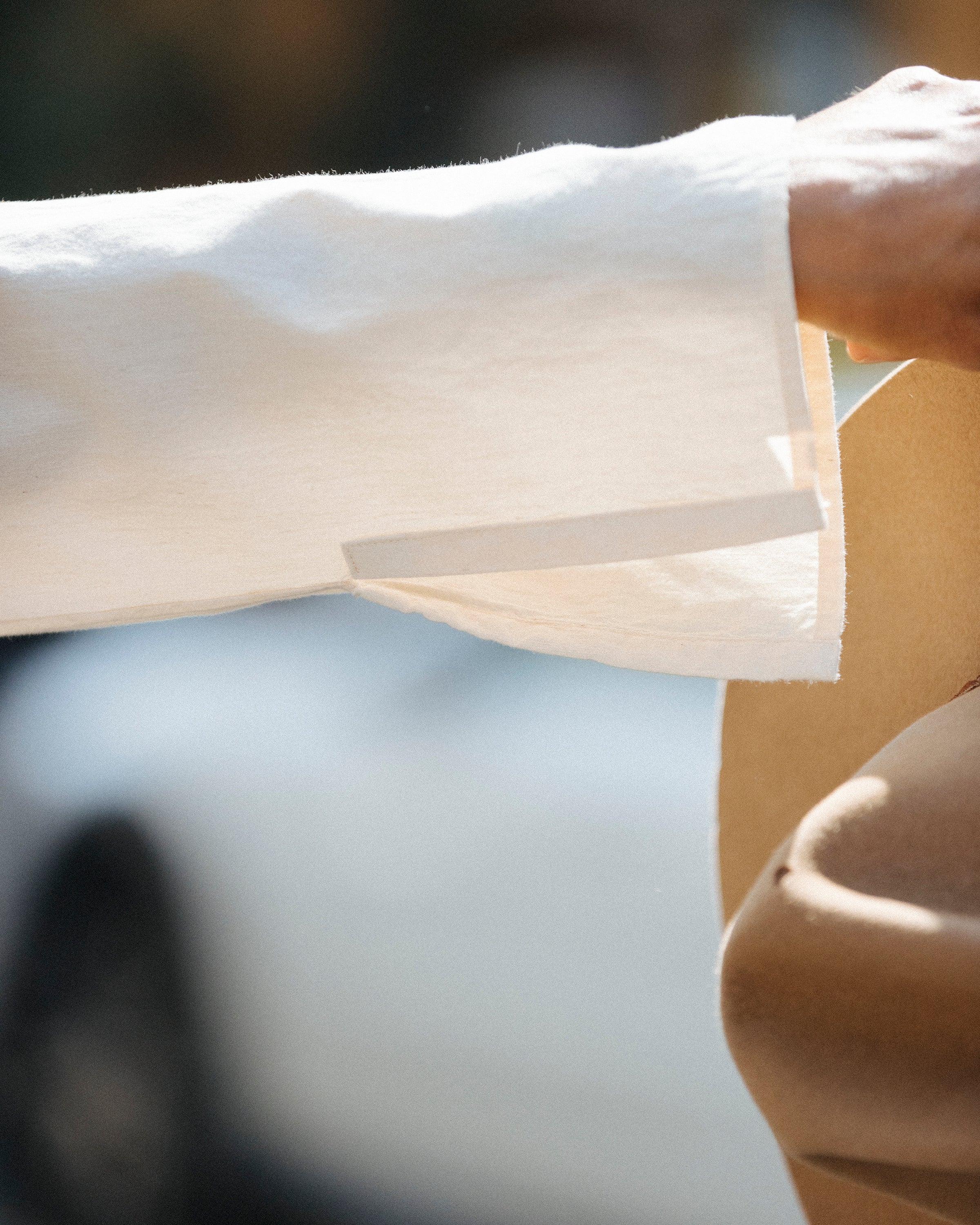 Gisele Blusa In Canvas di Cotone con Laccio