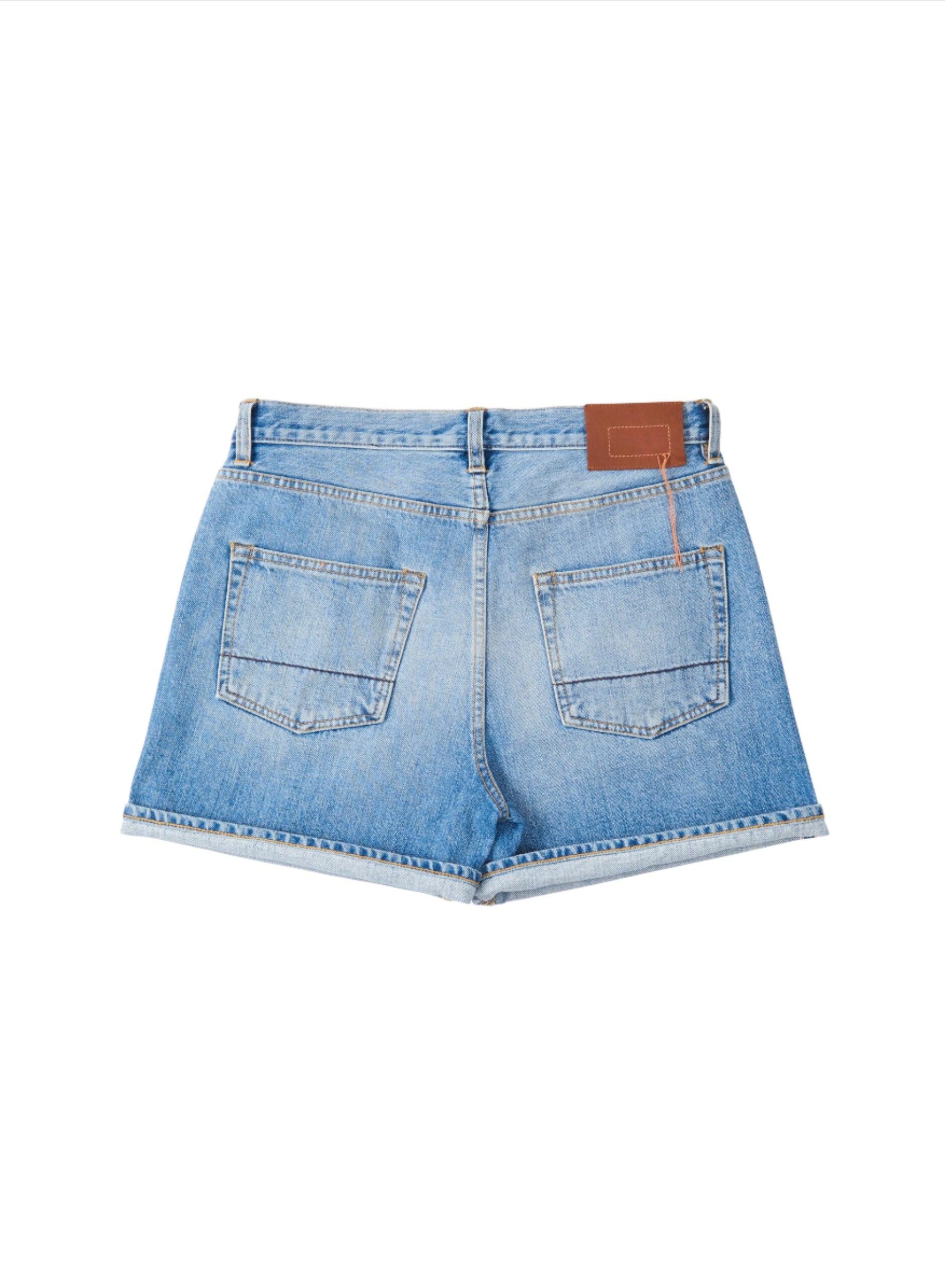 Winonaj Japan Denim Cimosato Shorts Bleach Wash