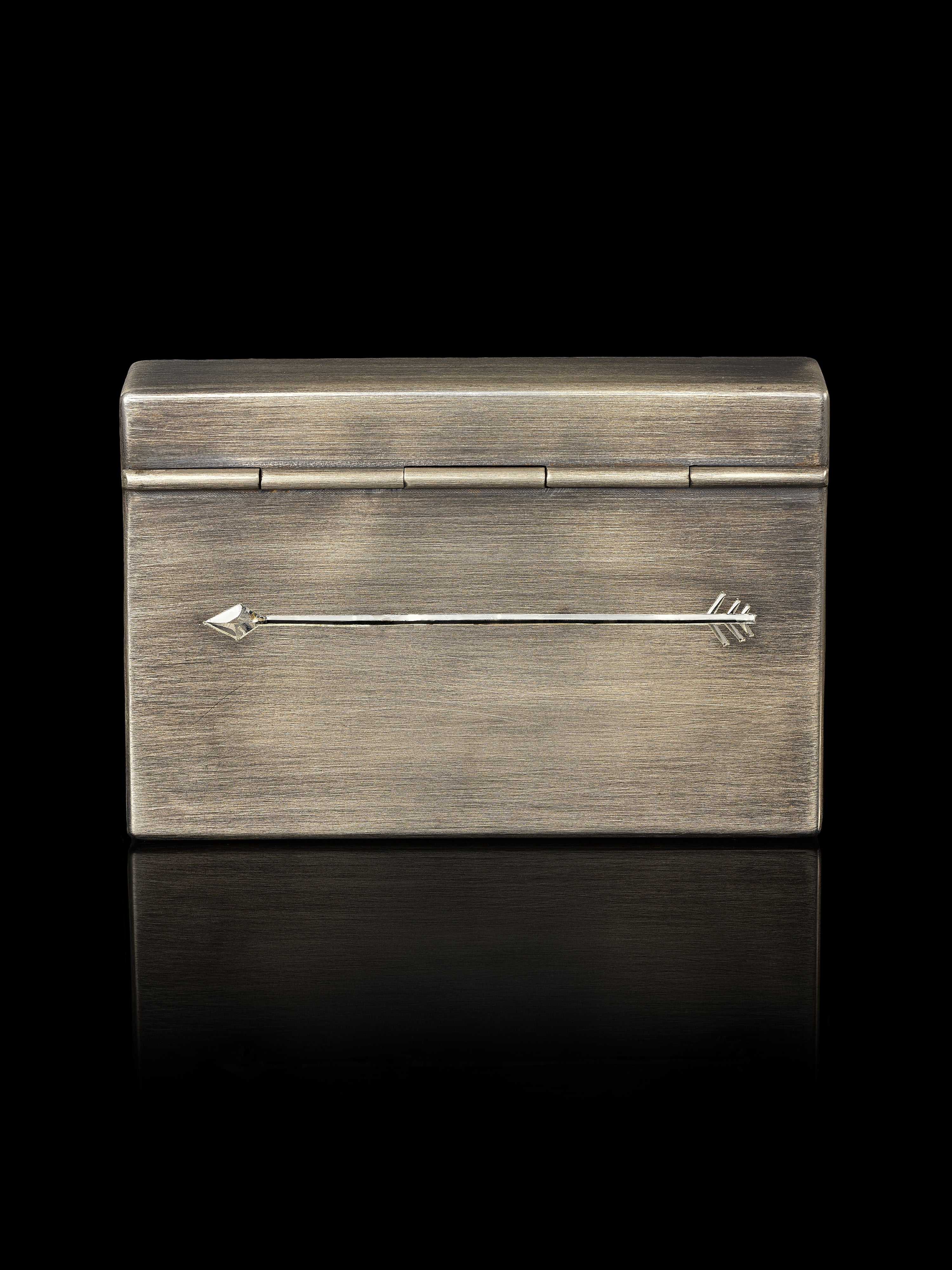 Terea Silver Fairmined 925 Case with Arizona Turquoises