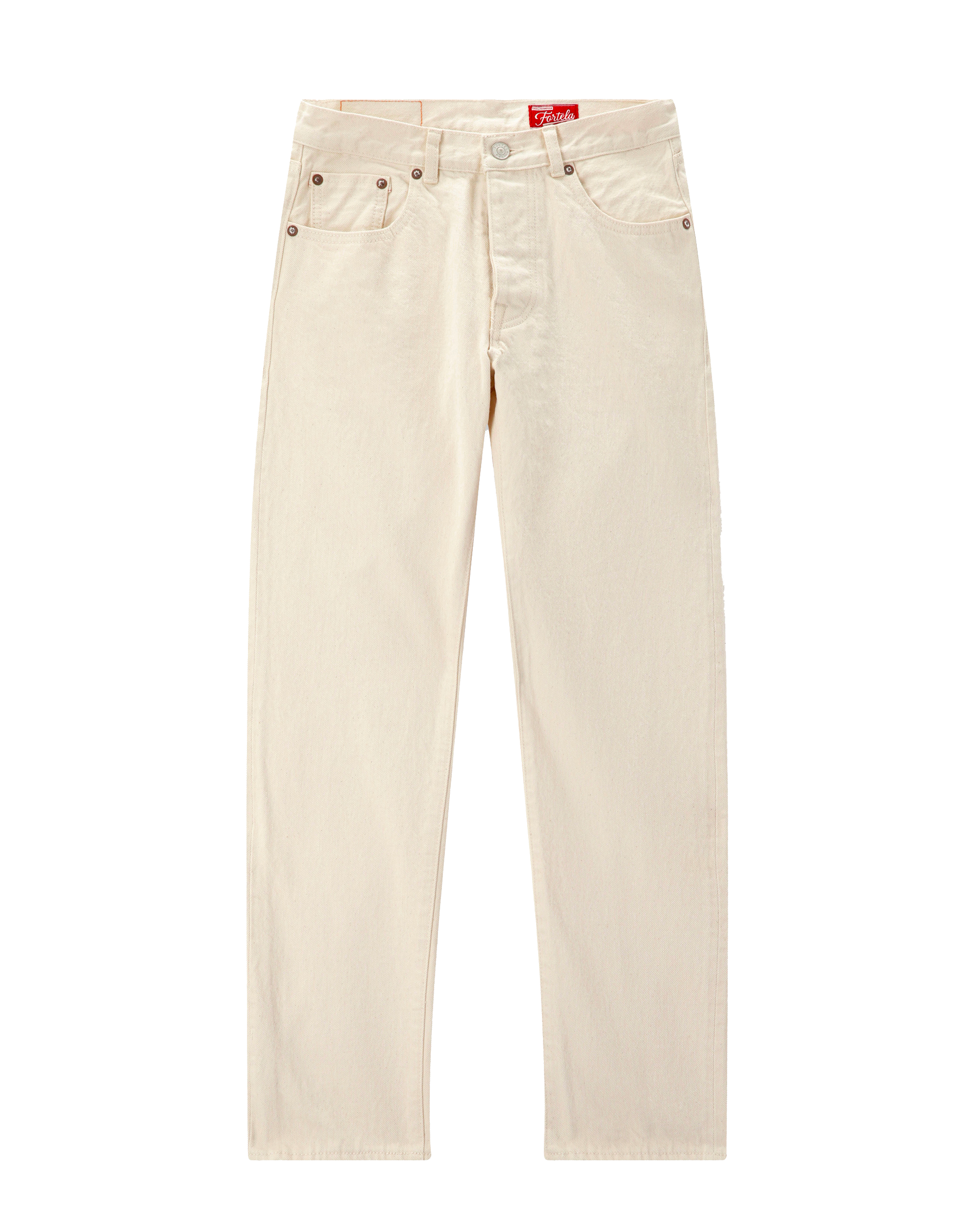 JohnJap Japan Denim Cimosato 5 Tasche Regular Fit Ecrù - L29''