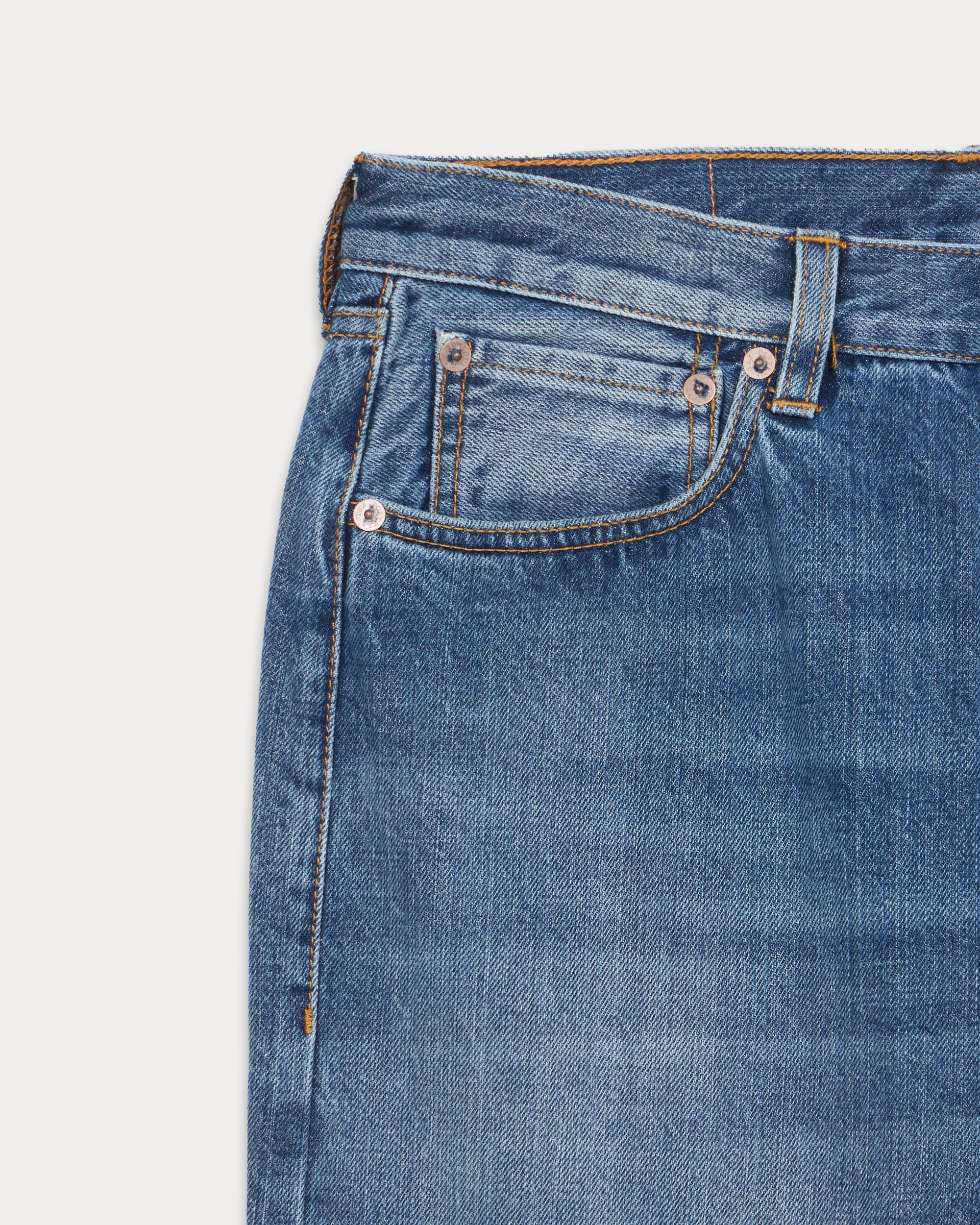912 Johnd Japan Denim Cimosato 5 Tasche Regular Fit Stone Wash - L29''