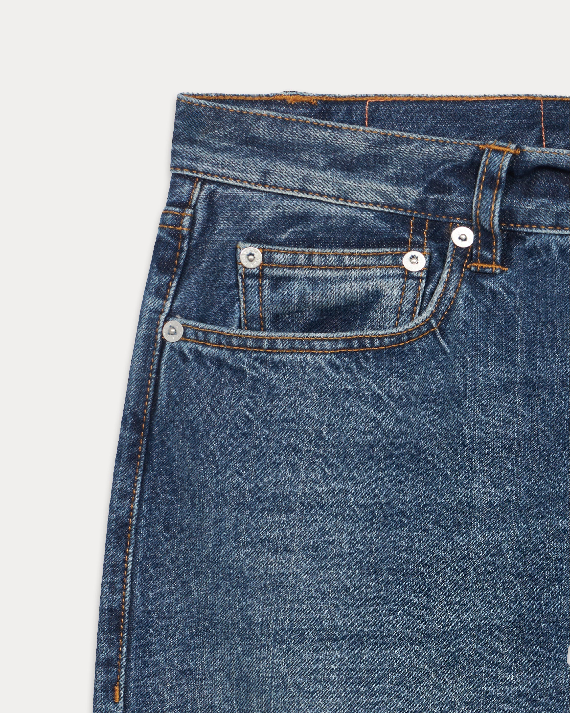 912 Johnd Japan Denim Cimosato 5 Tasche Regular Fit Stone Wash - L33''