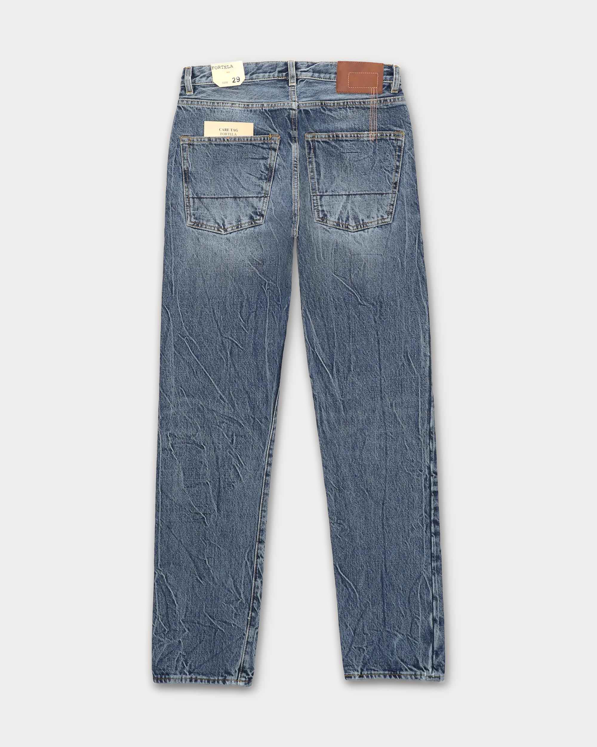 912 Johnd Japan Denim Cimosato 5 Tasche Regular Fit Stone Wash - L33''