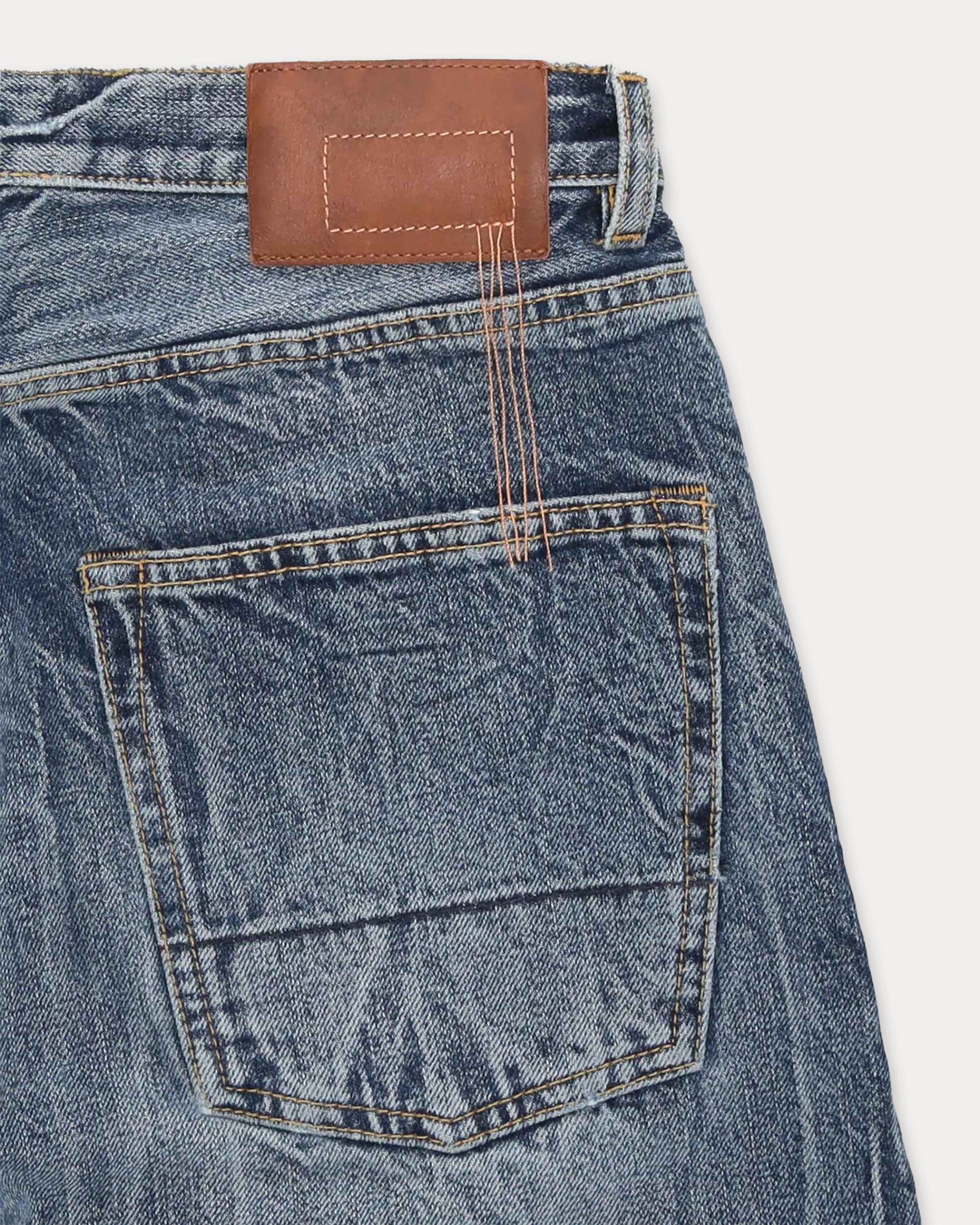 912 Johnd Japan Denim Cimosato 5 Tasche Regular Fit Stone Wash - L33''