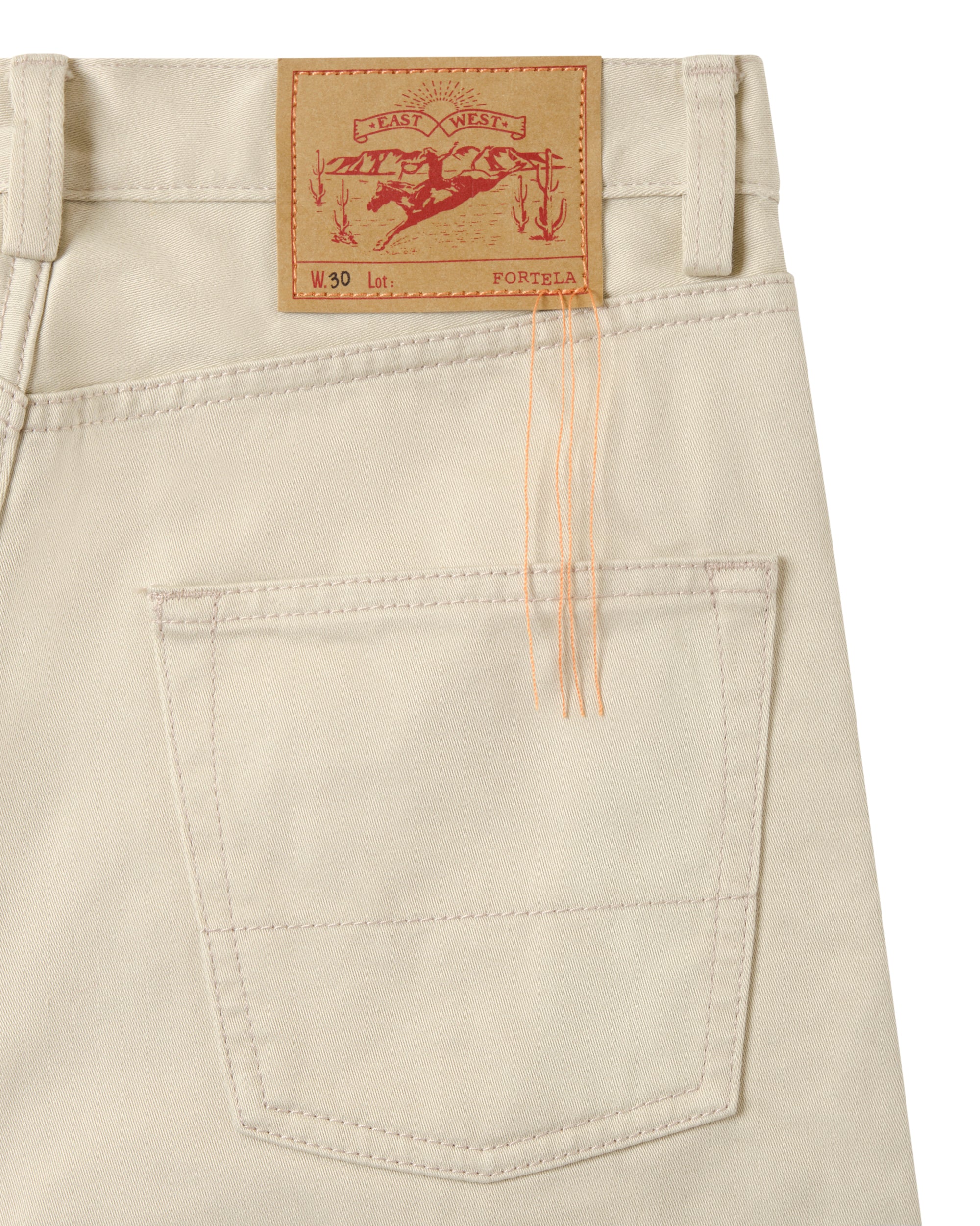 913 Superjohn Denim 5 Tasche In Cotone Satin