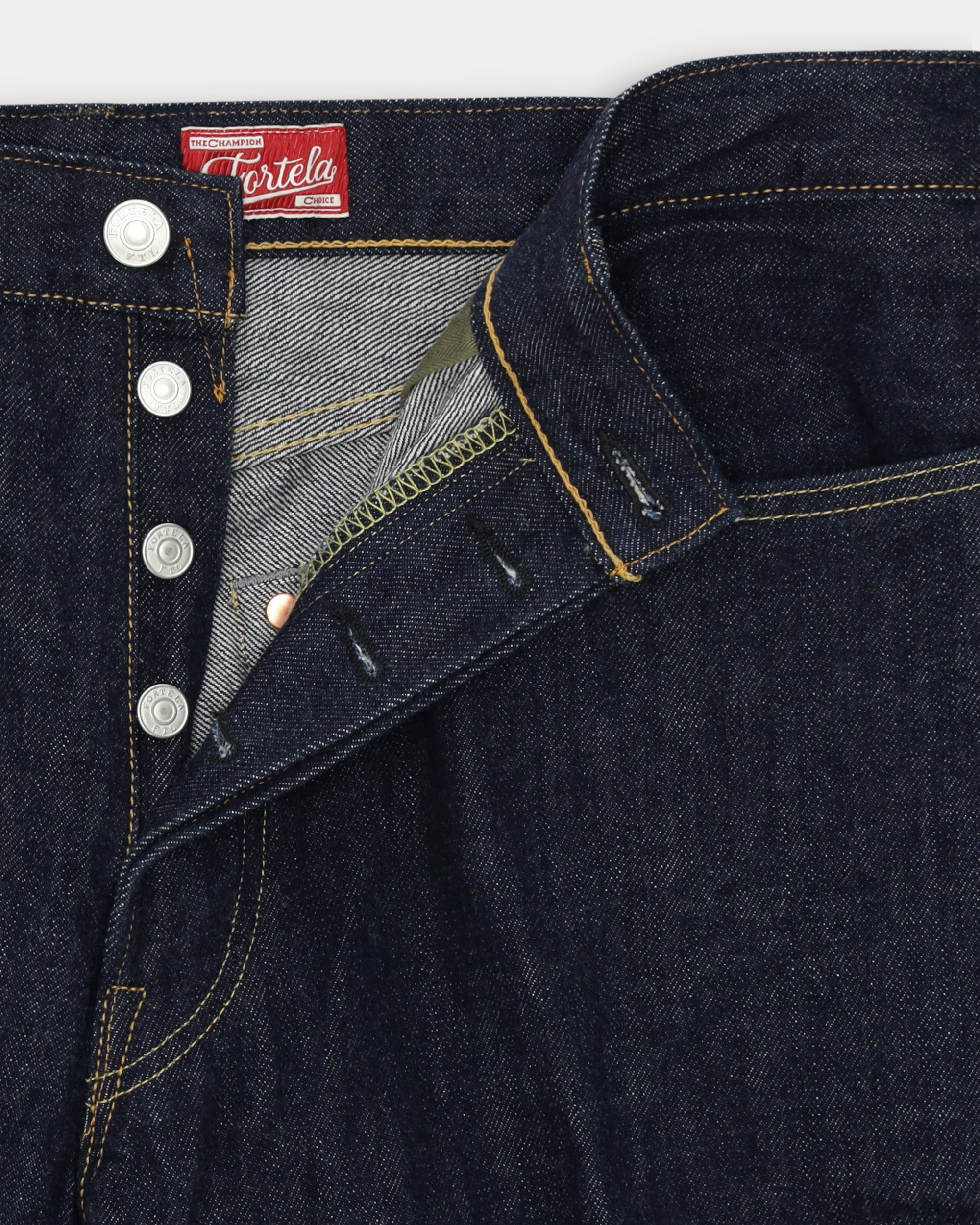 914 Leo Japan Denim Cimosato 5 Tasche Regular Fit Indigo Rinse - L29''