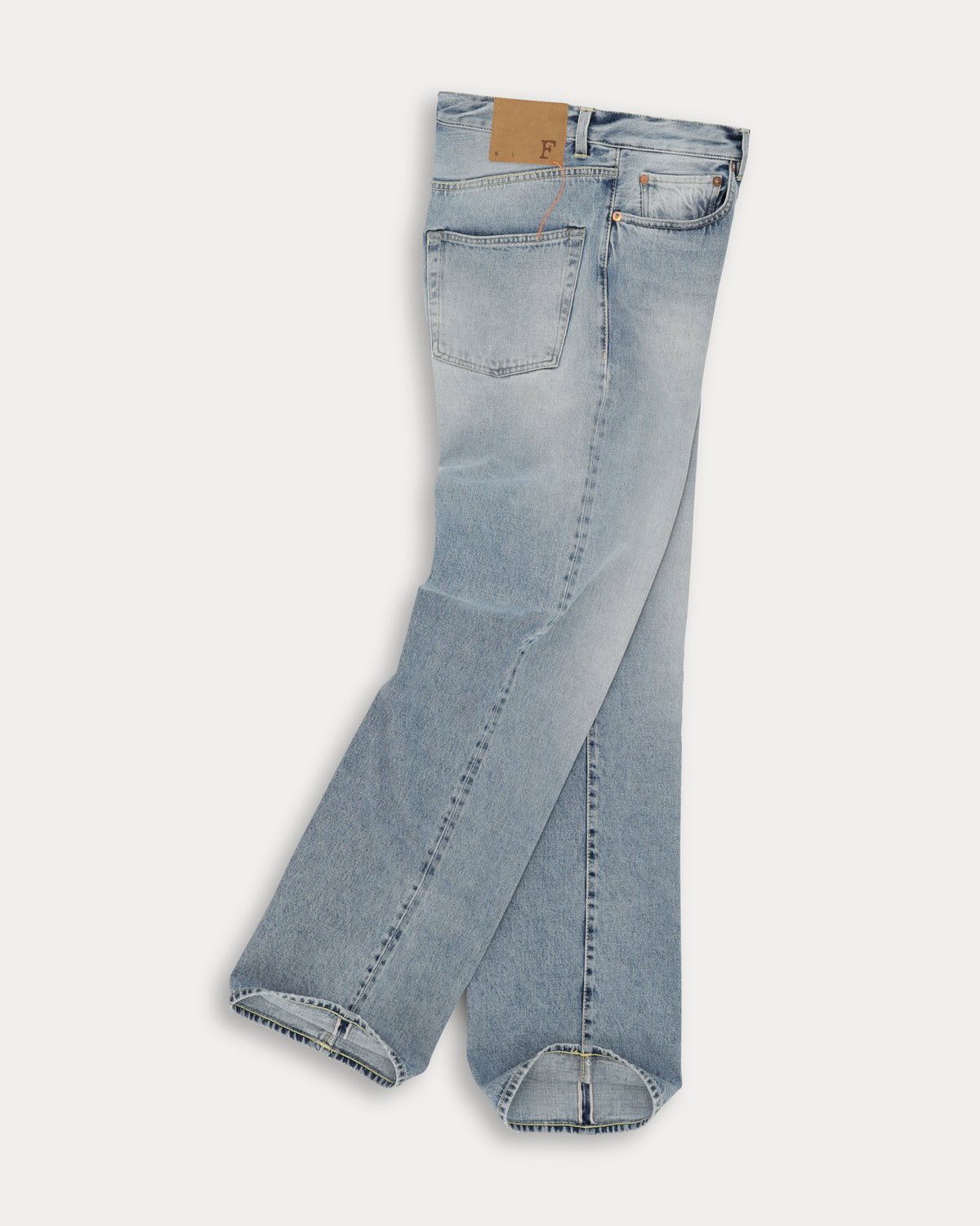914 Sean Japan Denim 5 Tasche Regular Fit Bleach Wash - L33"