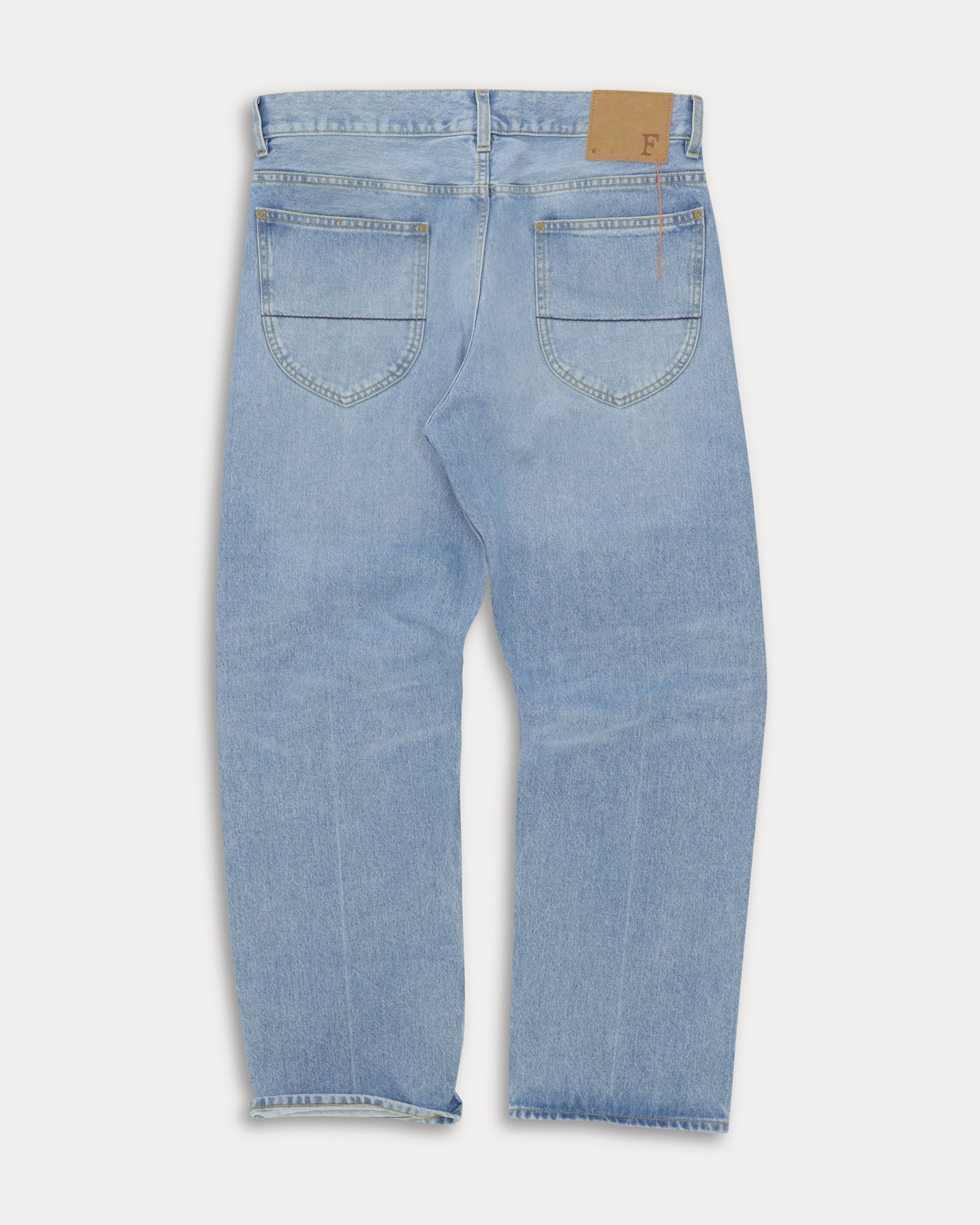 944 Jason Denim 5 Pocket High Waist Bleach Wash - L33''