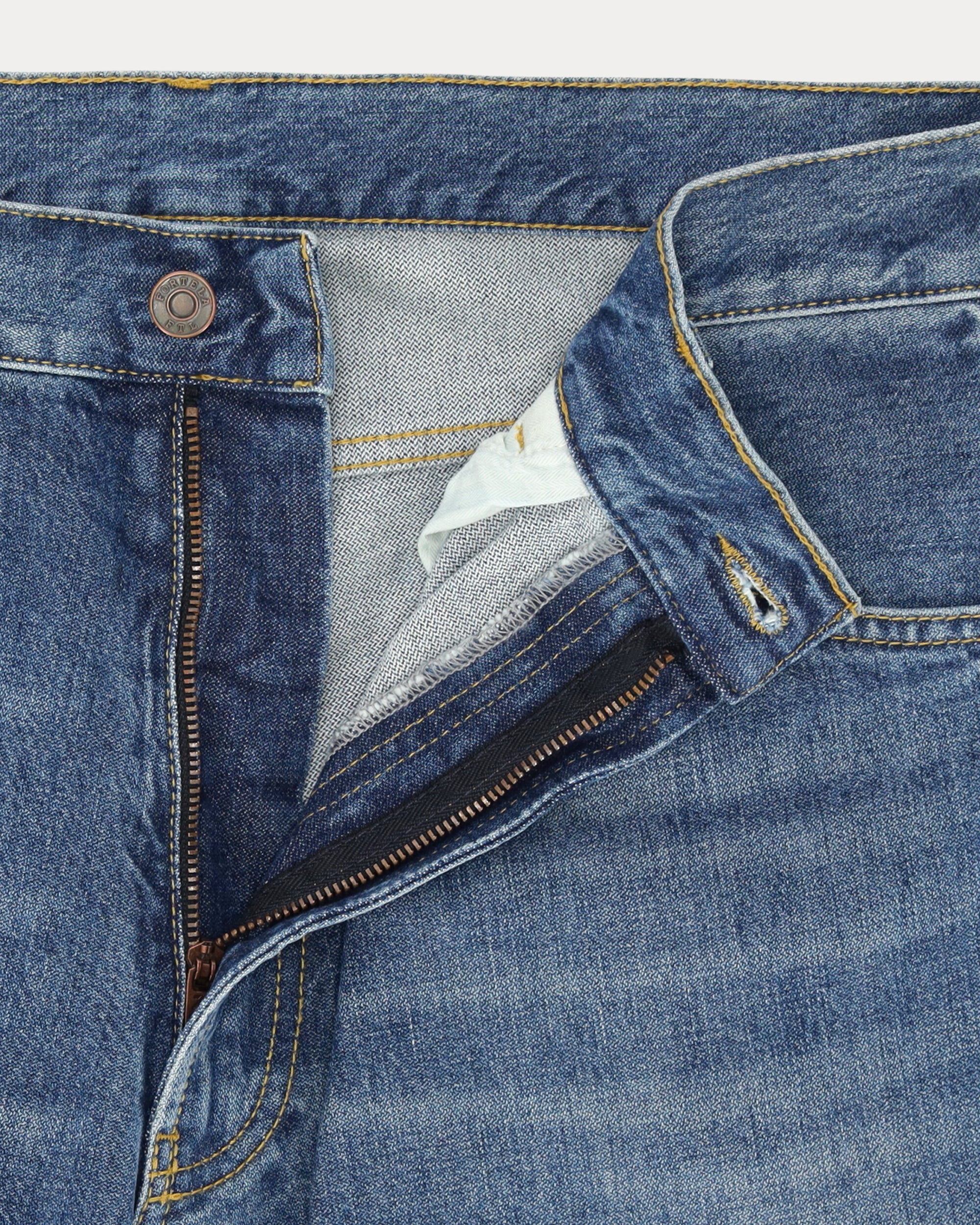 944 Jason Denim 5 Tasche A Vita Alta Stone Wash - L29''