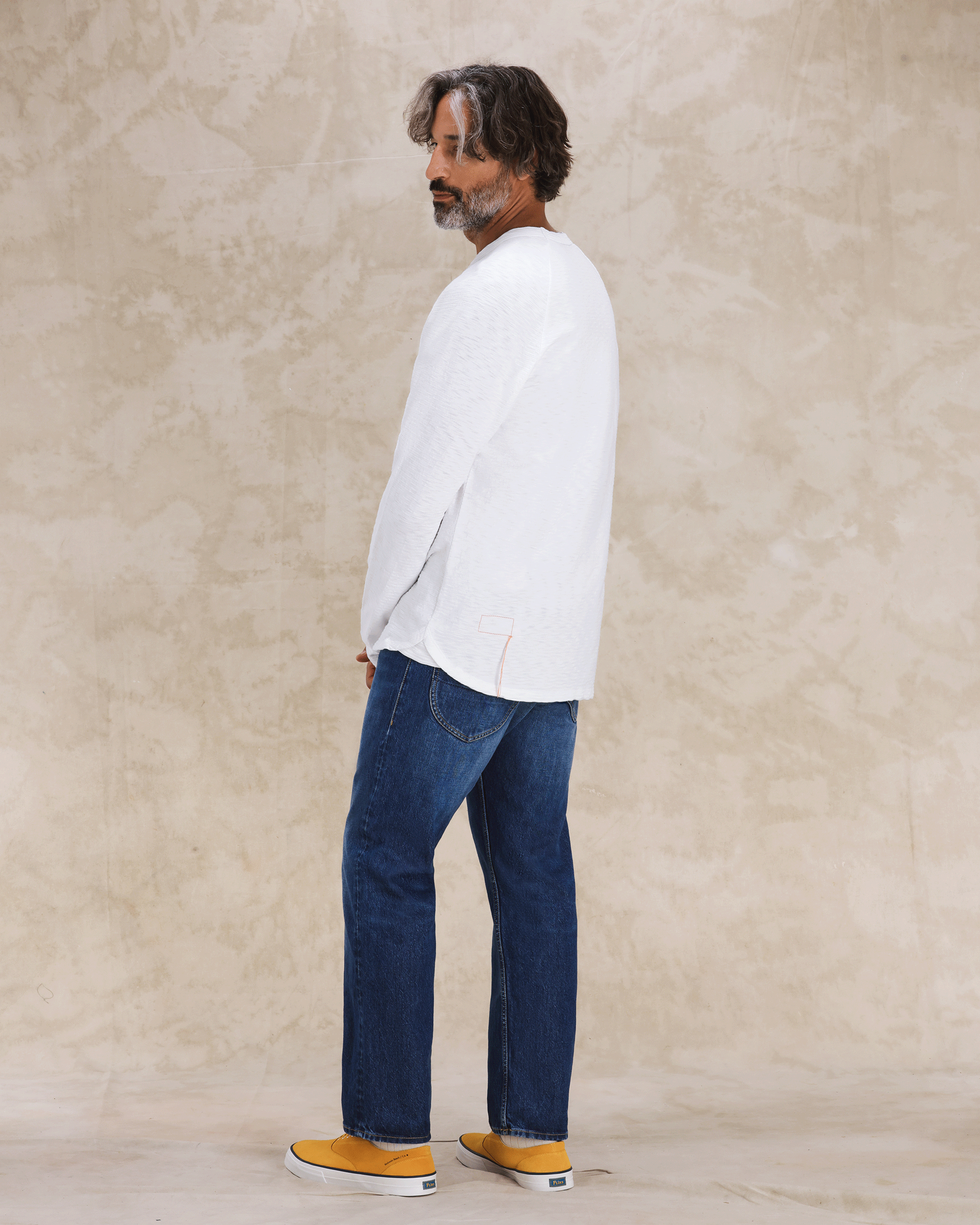 944 Jason Denim 5-pocket High-waisted Stone Wash