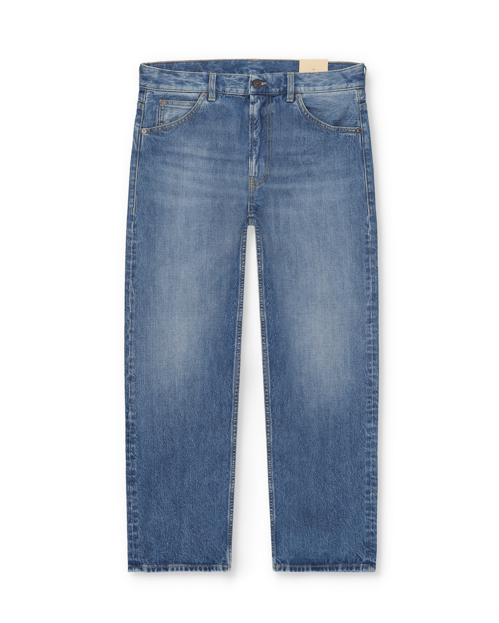 944 Jason Denim 5 Tasche A Vita Alta Stone Wash