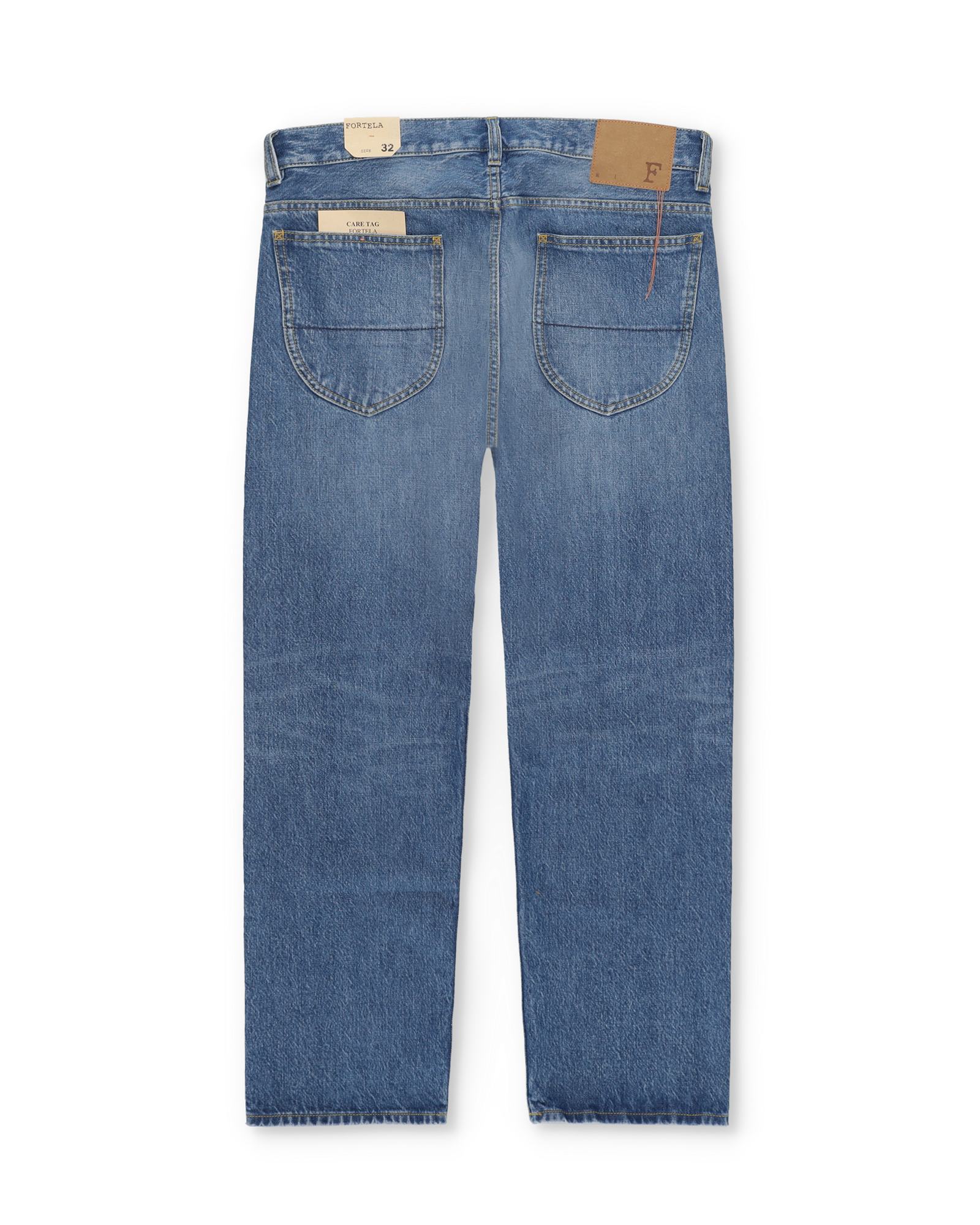 944 Jason Denim 5 Tasche A Vita Alta Stone Wash