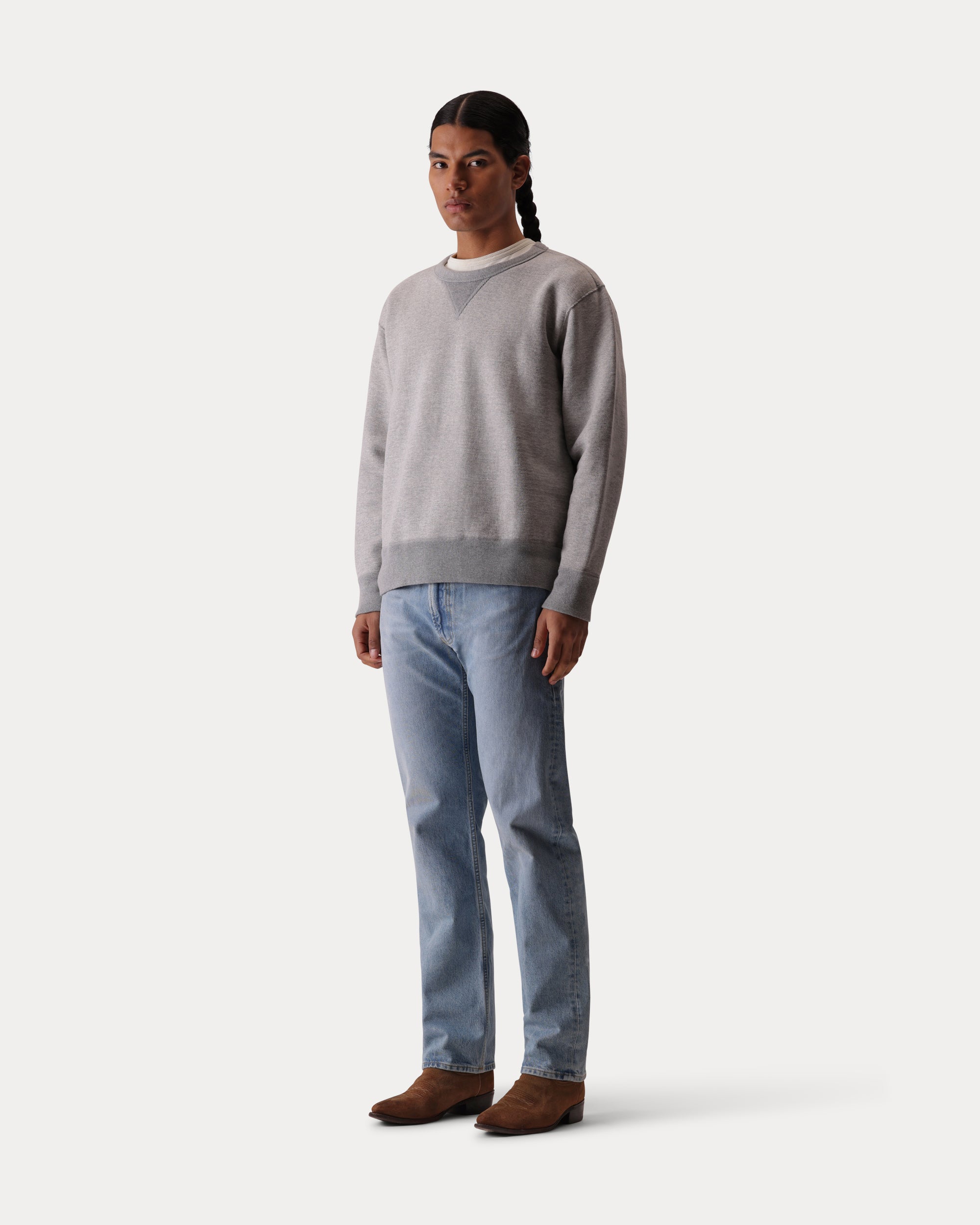 944 Jason Denim 5 Pocket High Waist Bleach Wash - L33''