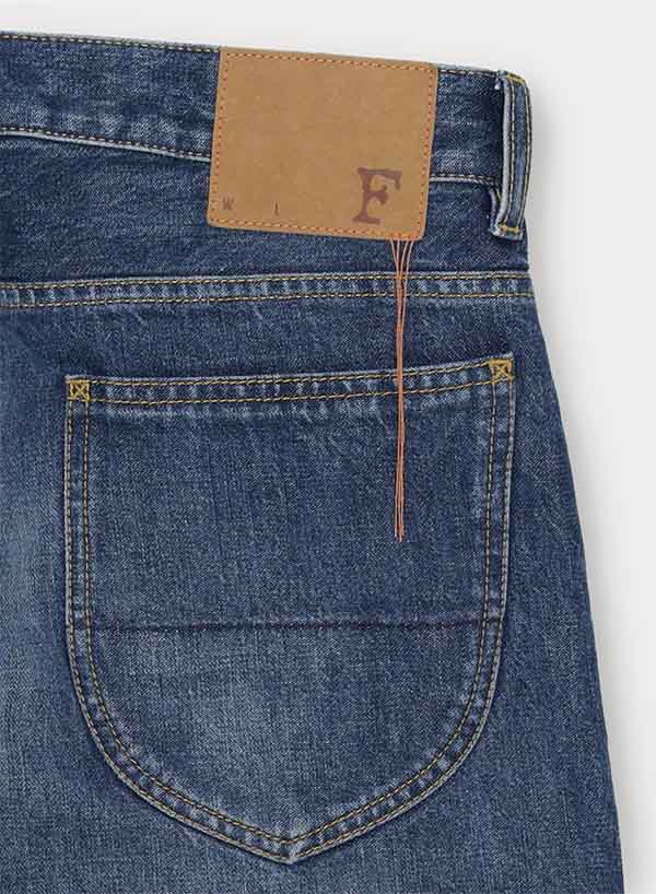 944 Jason Denim 5 Pocket High Waist Stone Wash - L33''