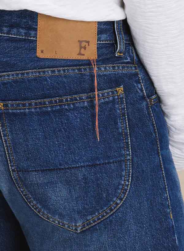 944 Jason Denim 5 Pocket High Waist Stone Wash - L33''