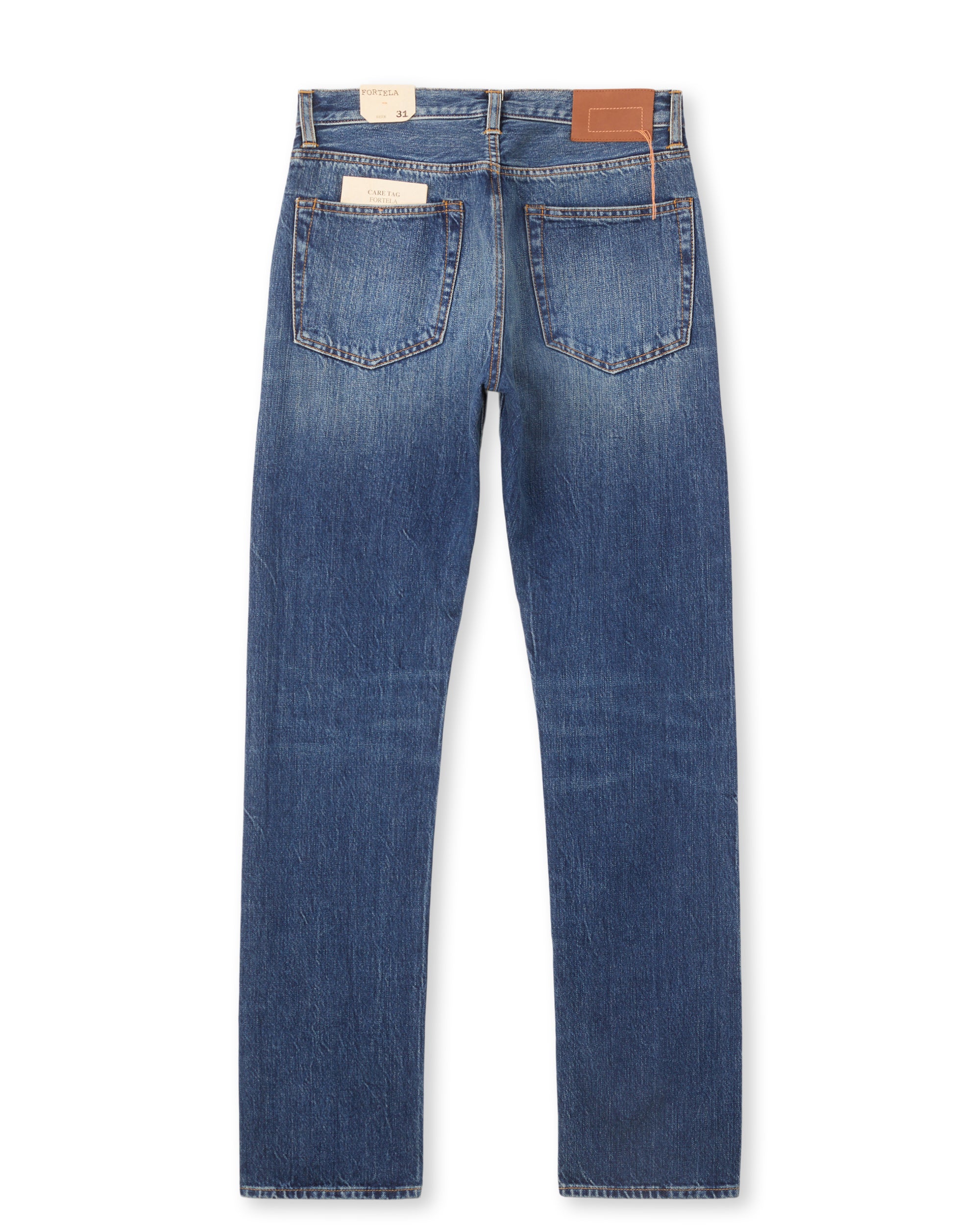 961 John Japan Denim Cimosato 5 Tasche Slim Fit Stone Wash