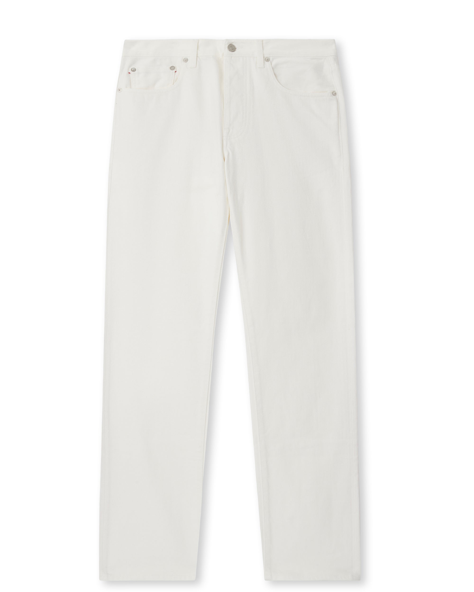 965 John Japan Denim Cimosato Tasche Regular Fit White