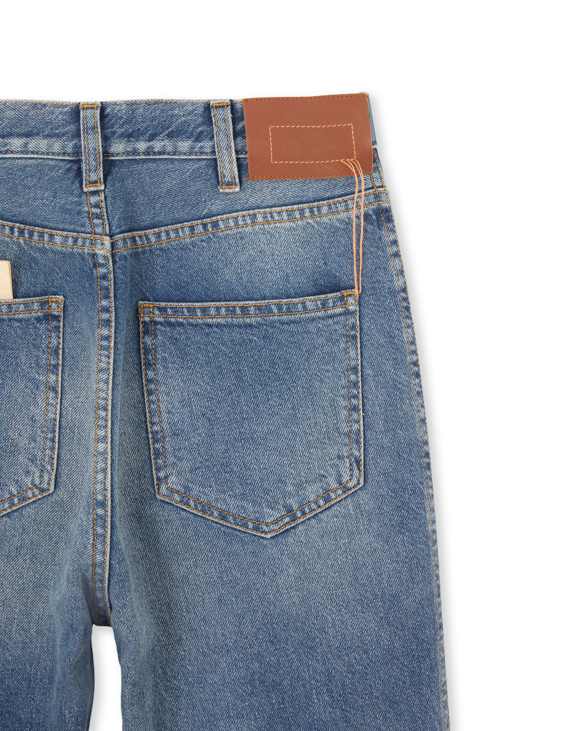 Jane Pantaloni Bootcut In Denim Stone Wash