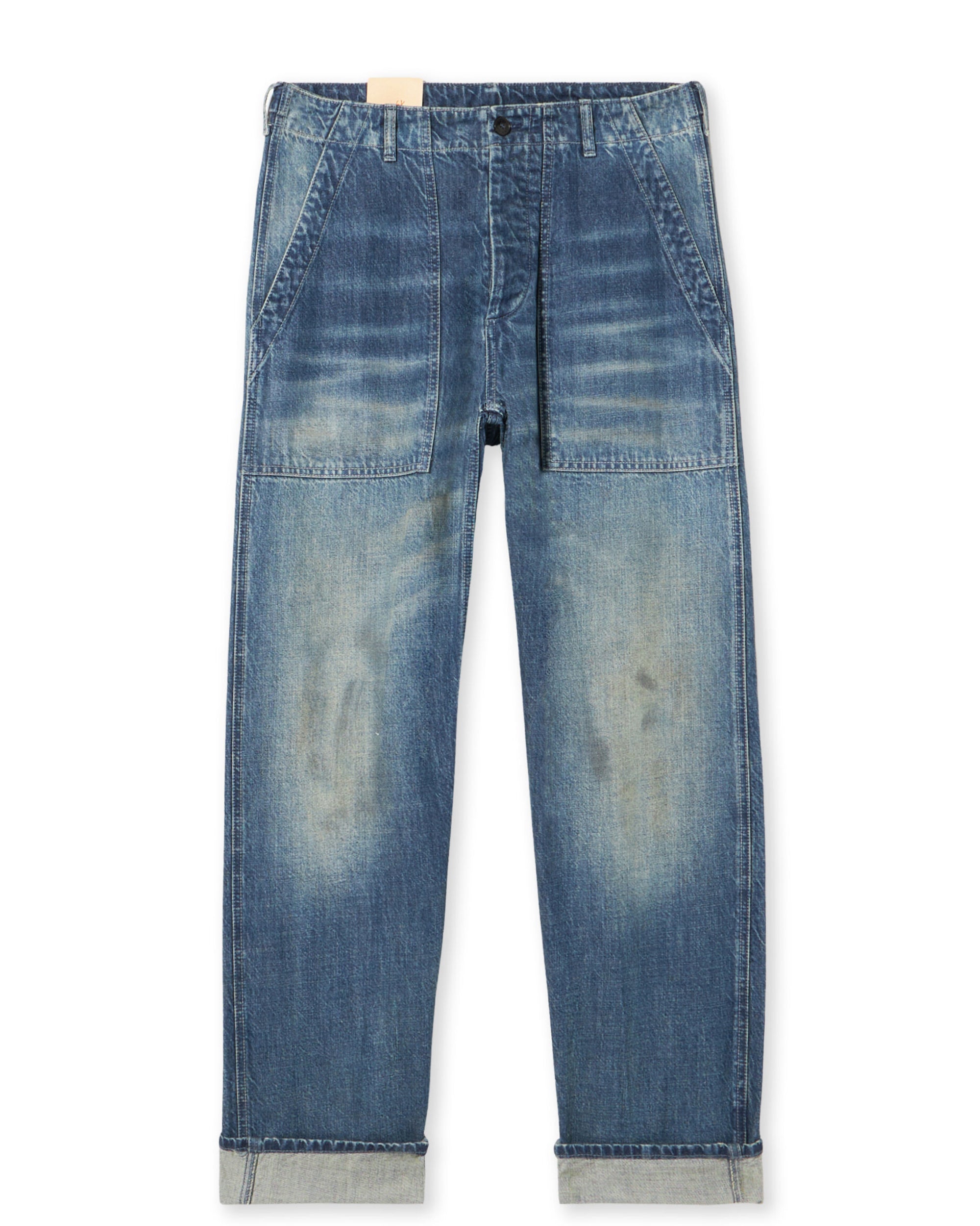 Newfatigue Trousers Denim Custom Wash