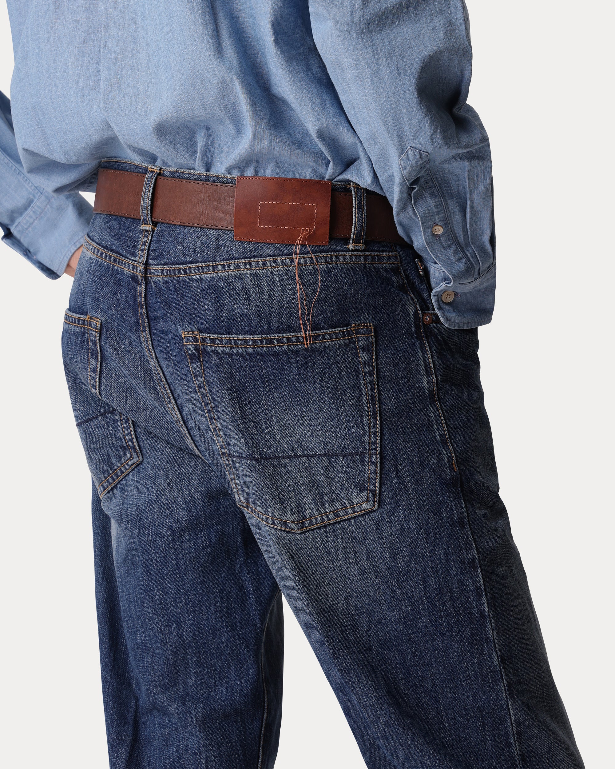 965 John Japan Denim Cimosato 5 Tasche Regular Fit Stone Wash - L29''