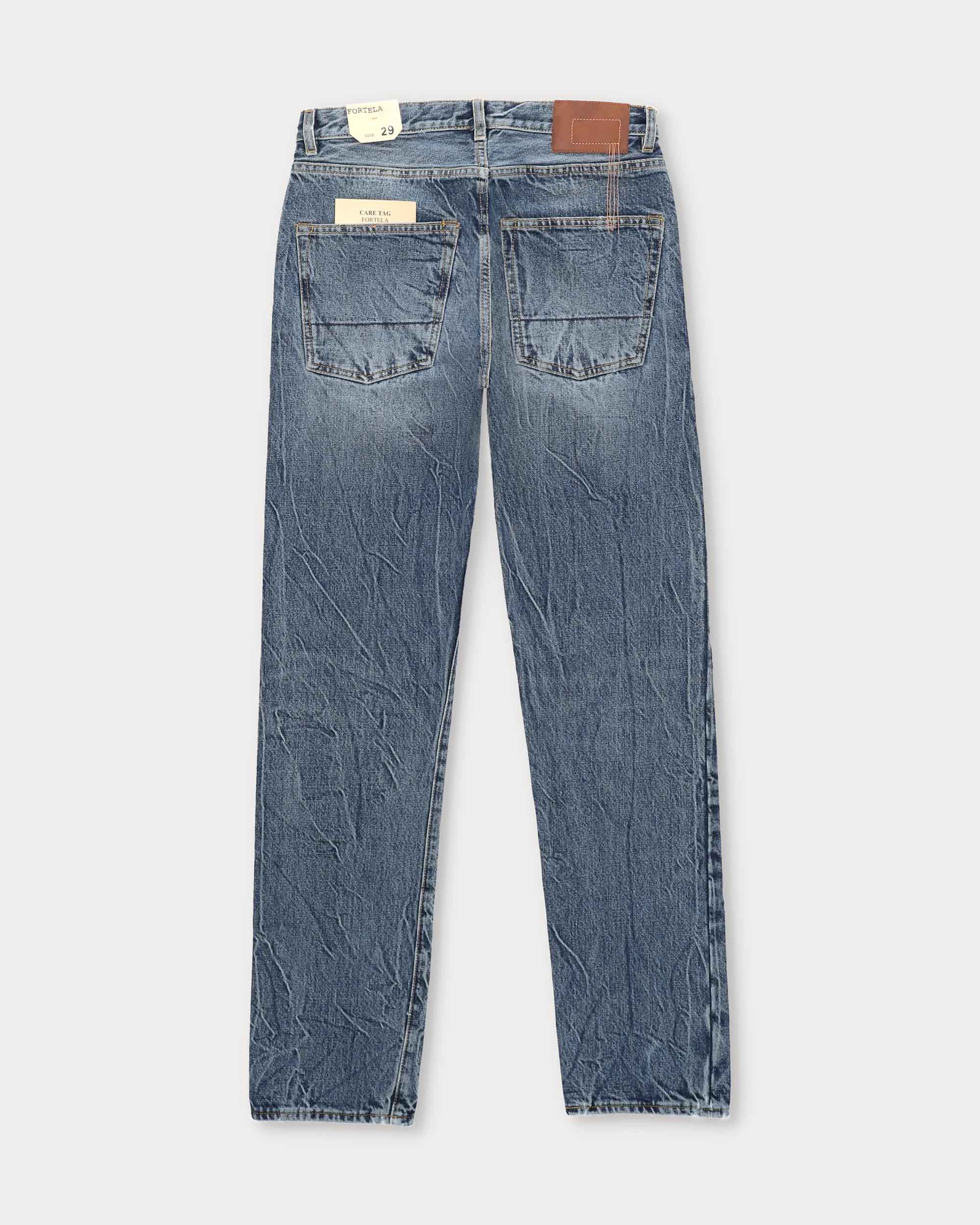 965 John Japan Denim Cimosato 5 Tasche Regular Fit Stone Wash - L29''