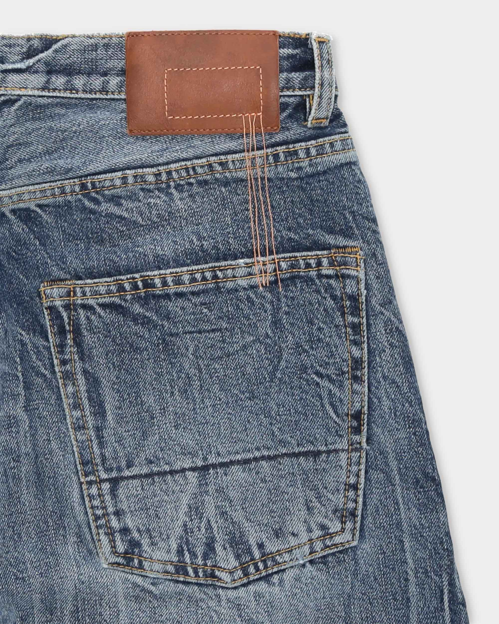 965 John Japan Denim Cimosato 5 Tasche Regular Fit Stone Wash - L33''