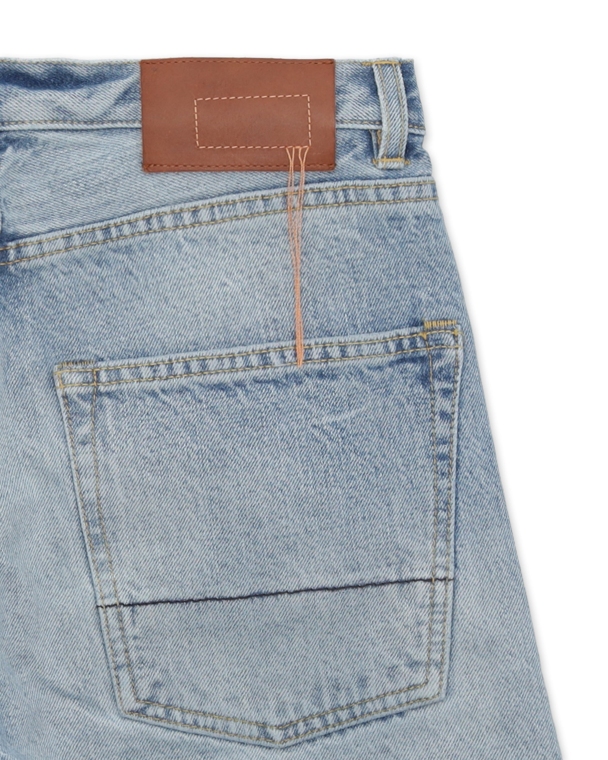 965 John Japan Denim Selvedge 5-pocket Regular Fit Bleach Wash