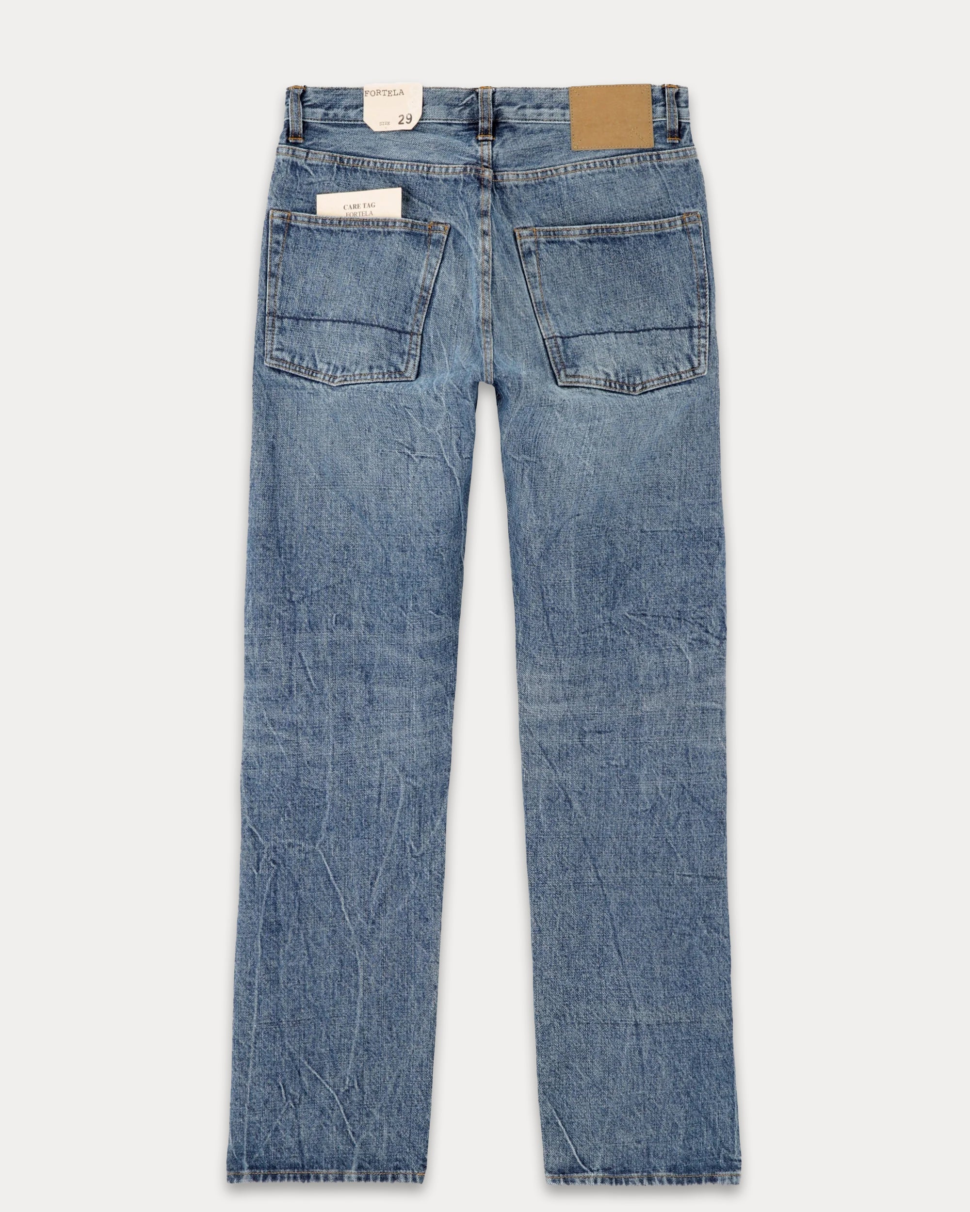 965 John Denim Cimosato 5 Tasche Regular Fit Custom Wash - L29''