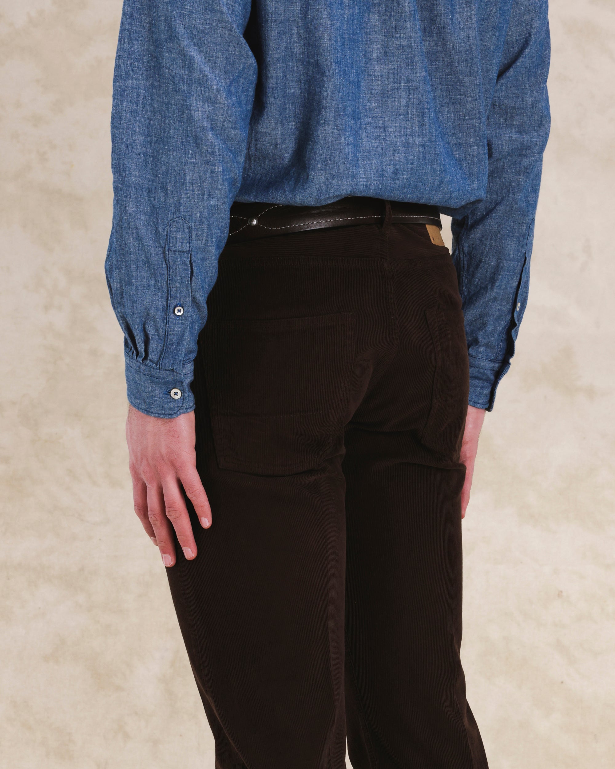 965 John Pantaloni 5 Tasche In Velluto A Coste