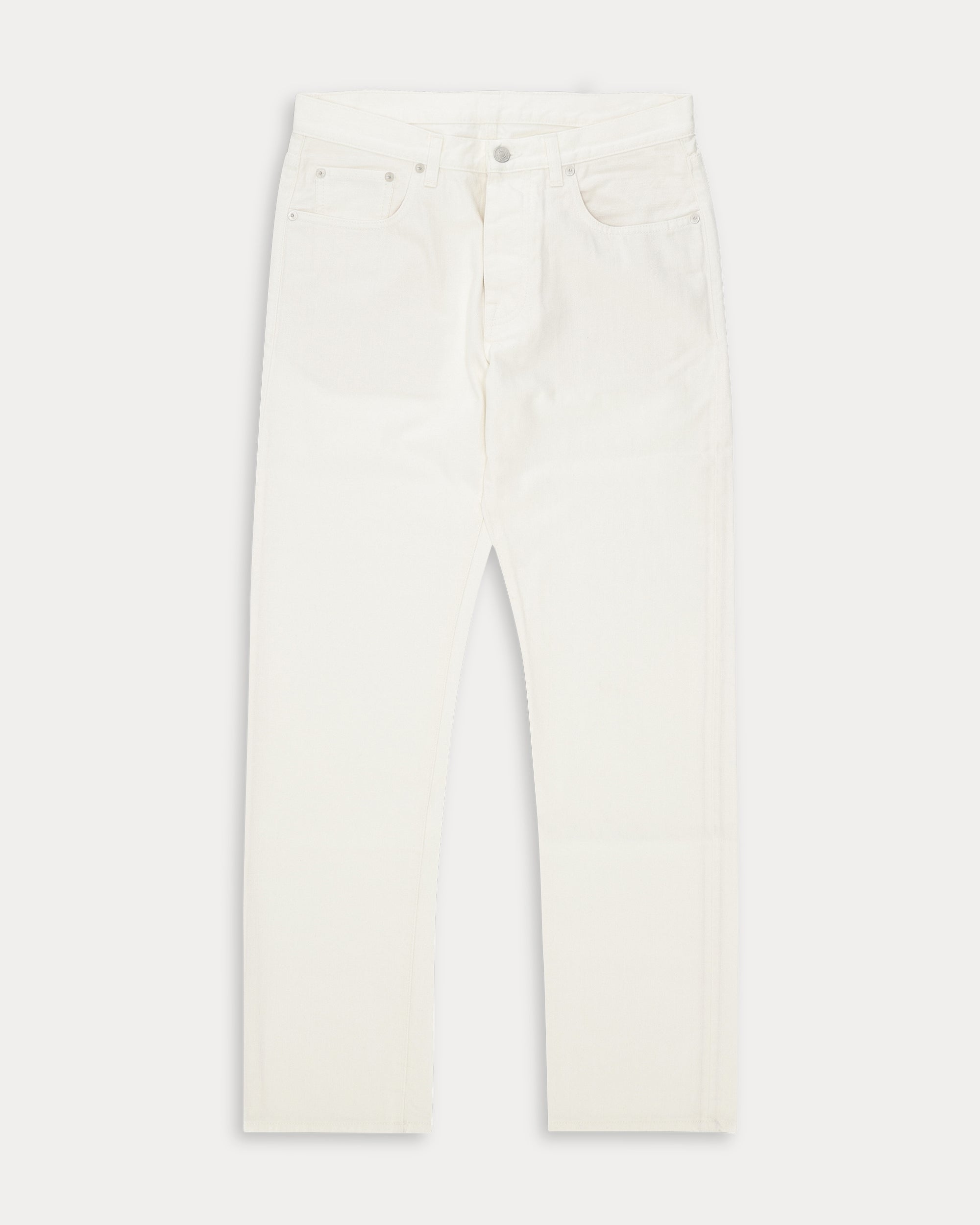 965 John Japan Denim Cimosato Tasche Regular Fit White - L33''