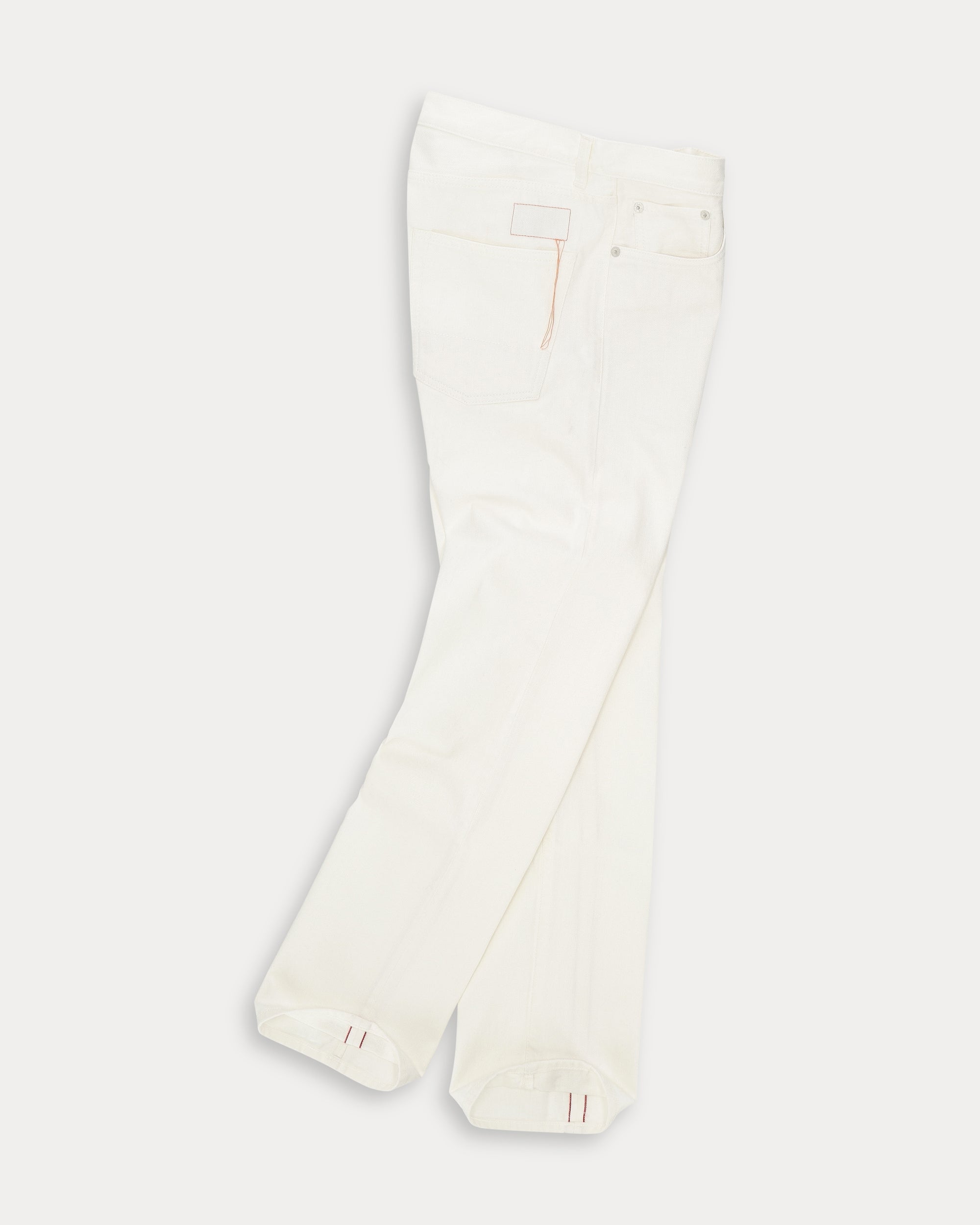 965 John Japan Selvedge Pockets Regular Fit White Denim - L33''