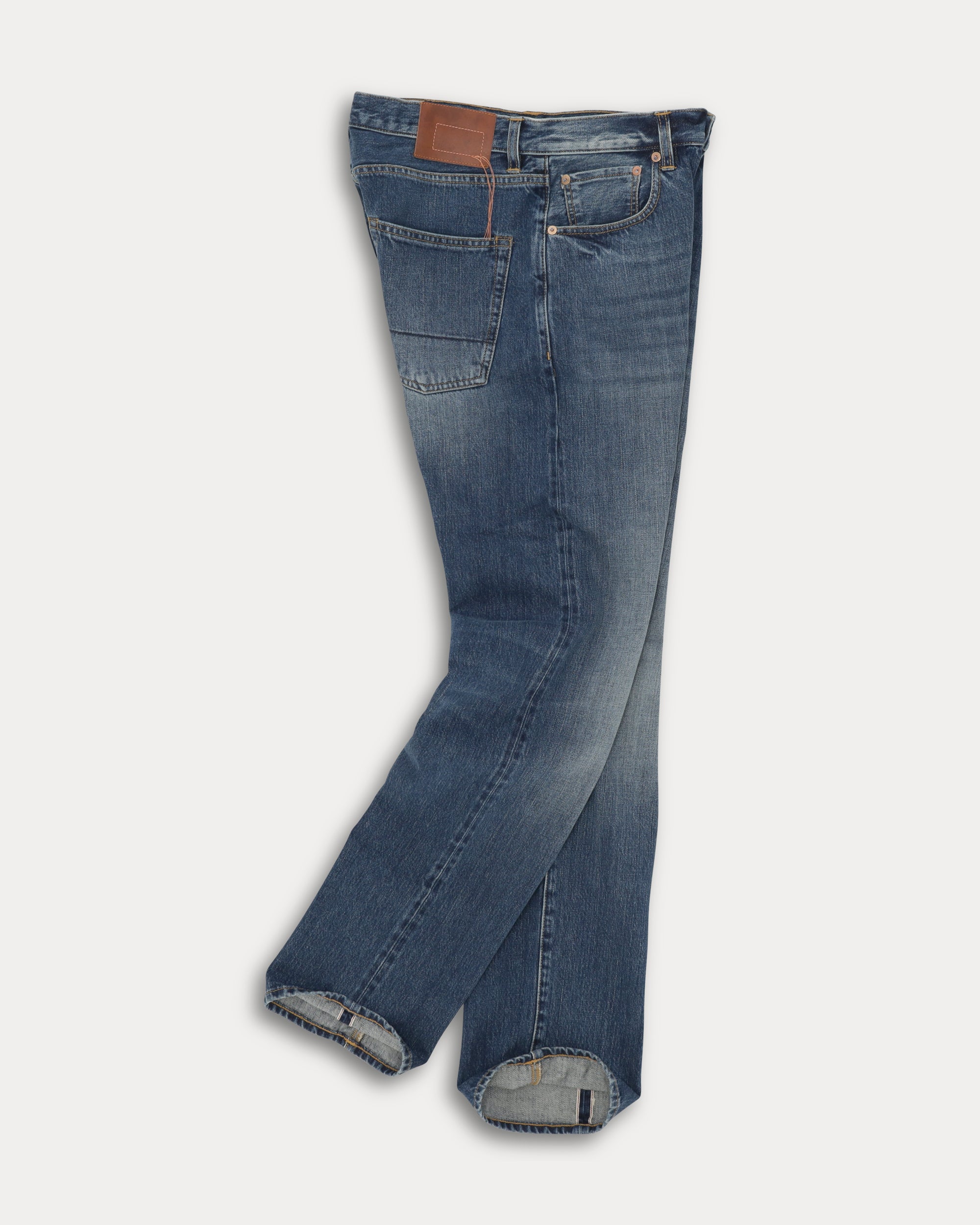 965 John Japan Denim Cimosato 5 Tasche Regular Fit Stone Wash - L33''