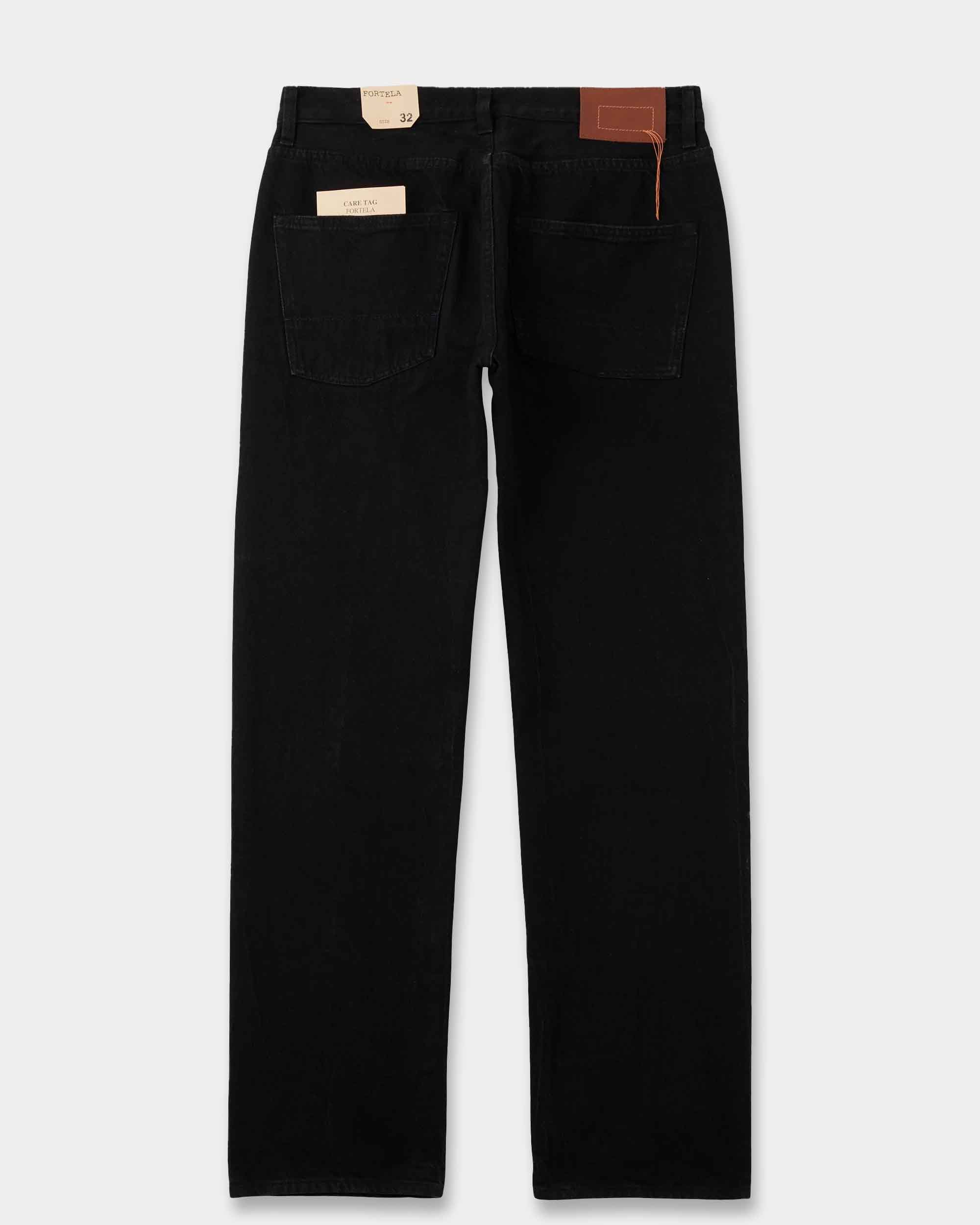 965 John Japan Denim Cimosato 5 Tasche Regular Fit Black - L33''