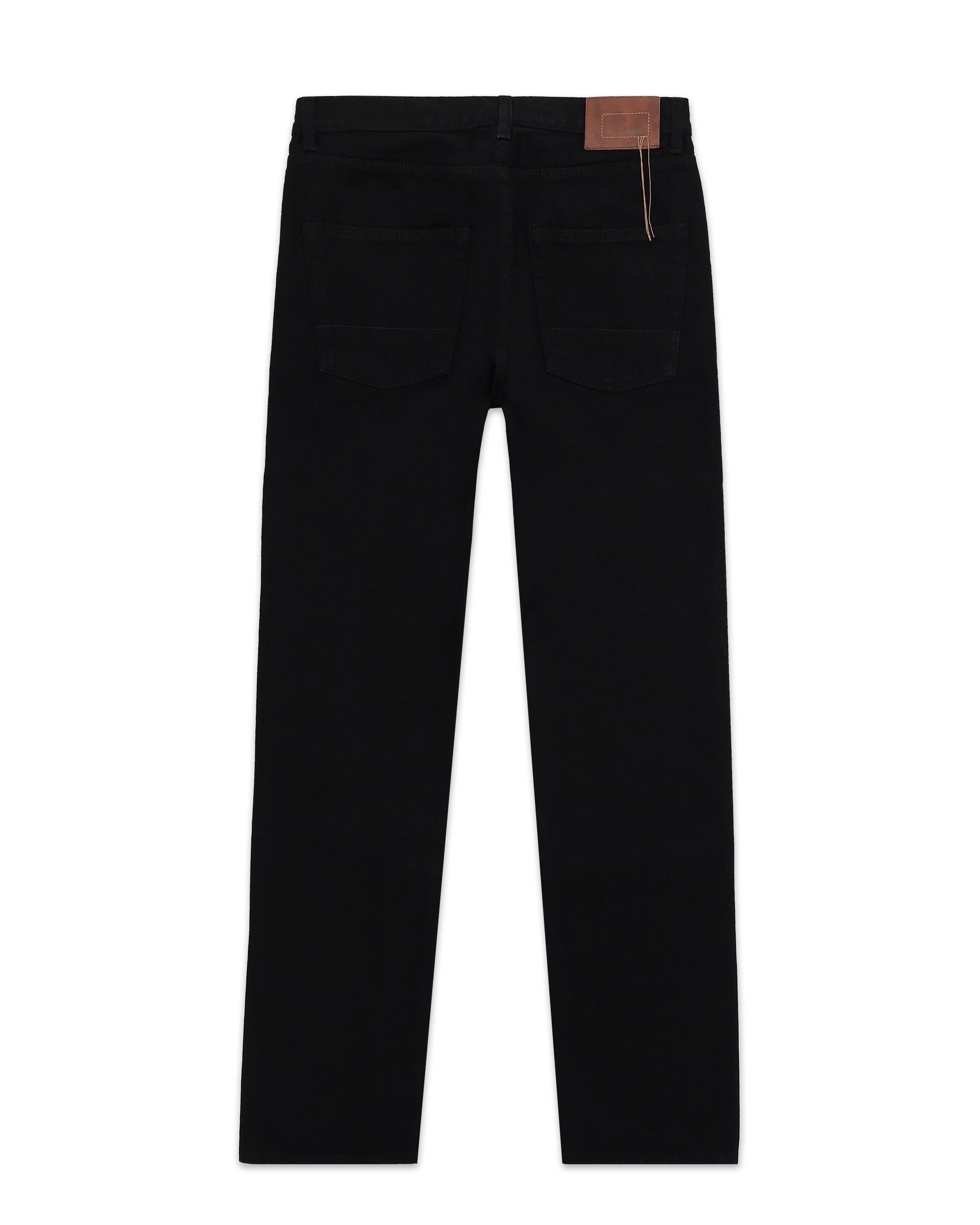 965 John Japan Denim Cimosato 5 Tasche Regular Fit Black