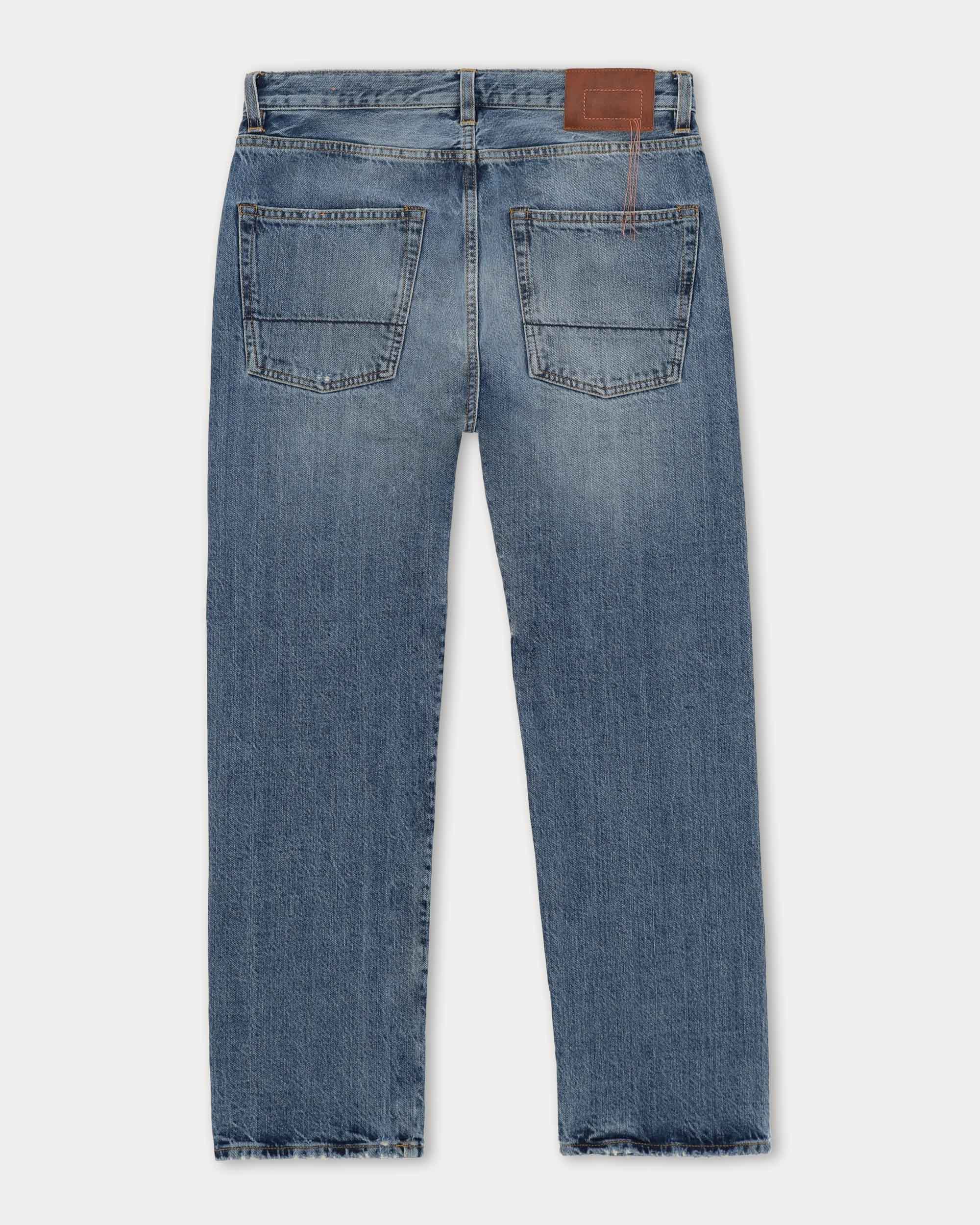 965 John Japan Denim Cimosato 5 Tasche Slim Fit Stone Wash - L33''